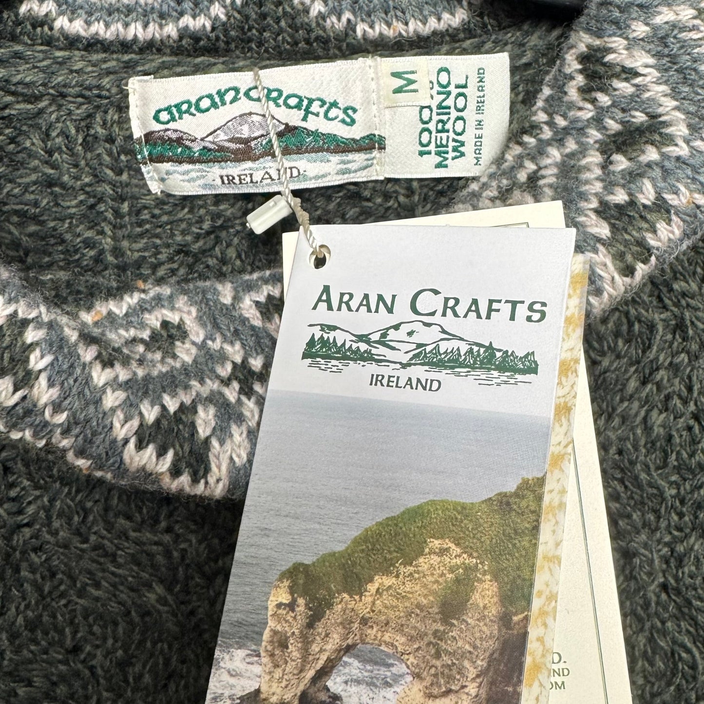 Merino Wool Sweater By Arancrafts In Green, Size: M