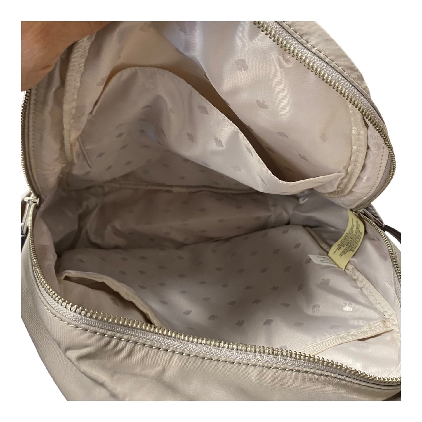 Backpack Designer By Kate Spade In Beige, Size:Medium