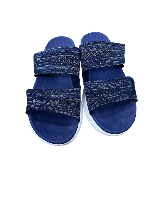 Sandals Flats By Easy Spirit In Blue, Size:8