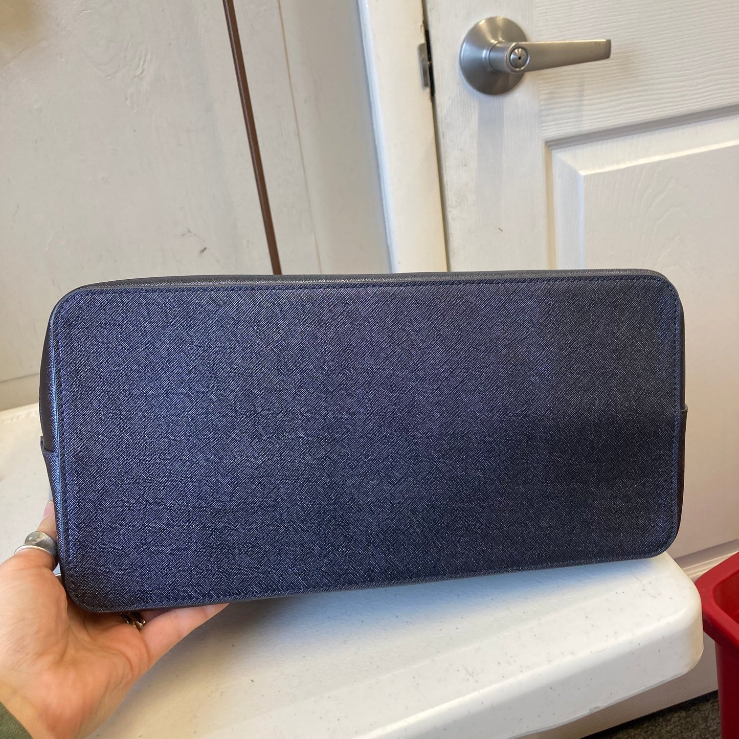 Tote Designer By Kate Spade In Blue, Size:Large