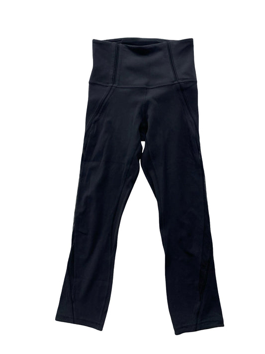 Athletic Leggings By Lululemon In Black, Size:2