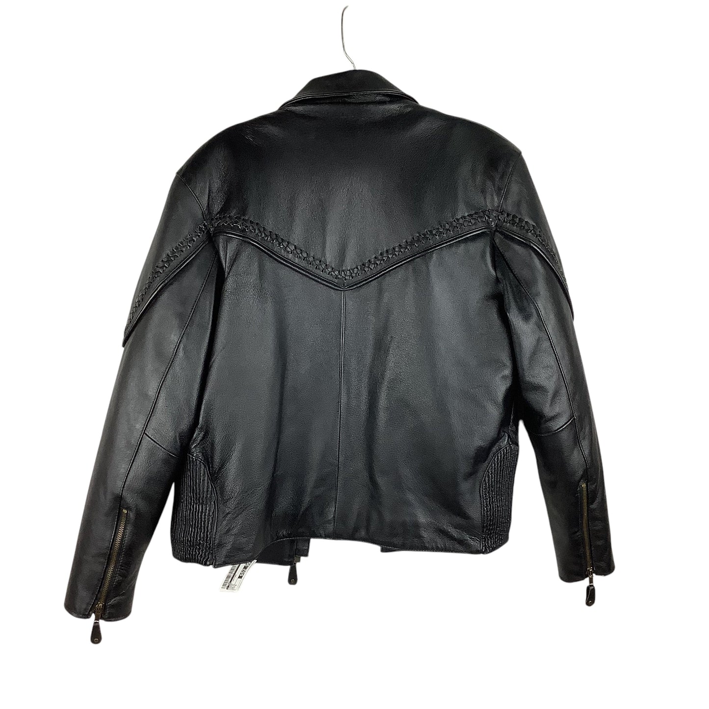 Jacket Leather By Cmc In Black, Size: S