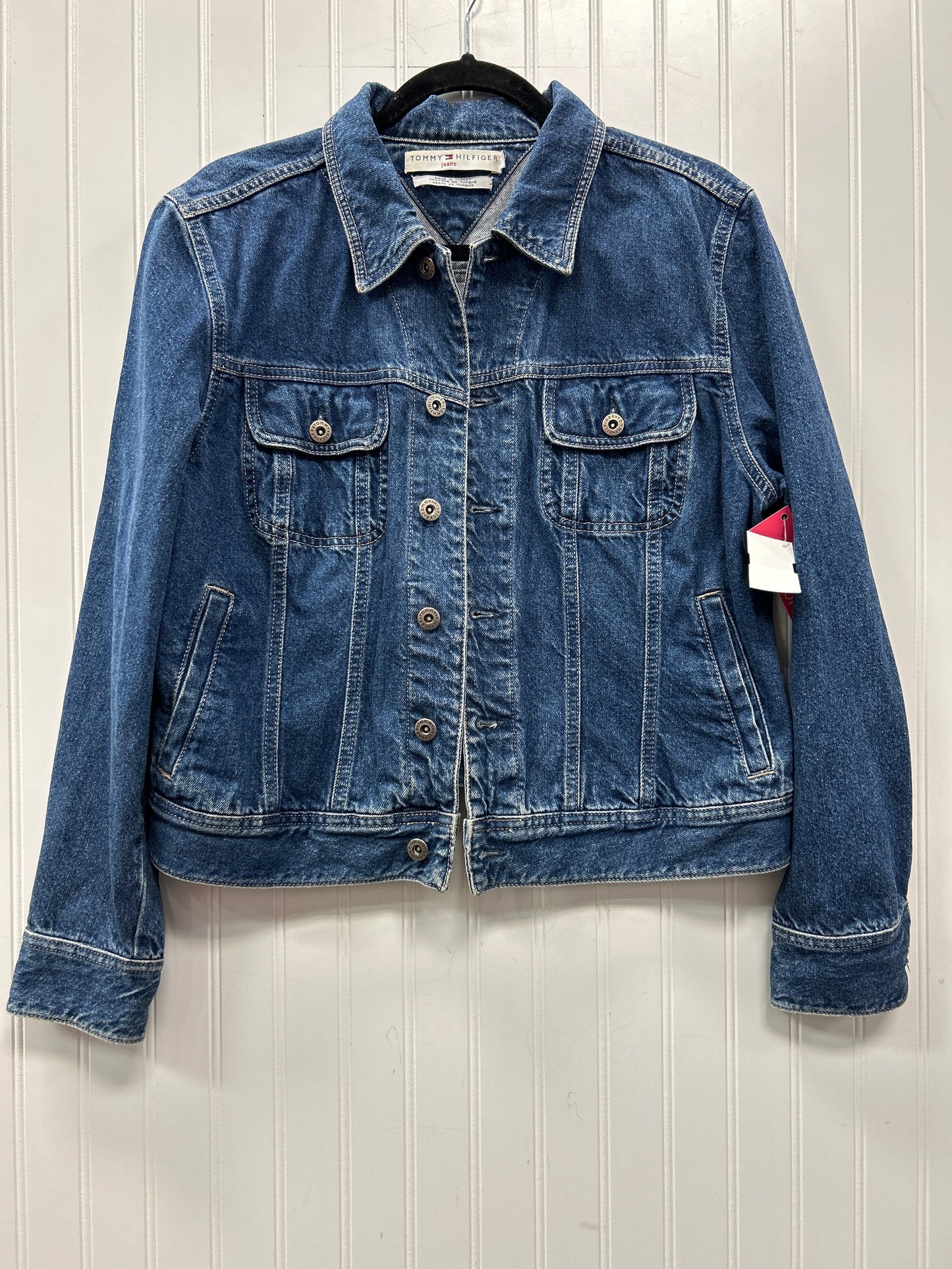 Jacket Denim By Tommy Hilfiger In Blue, Size:Xl