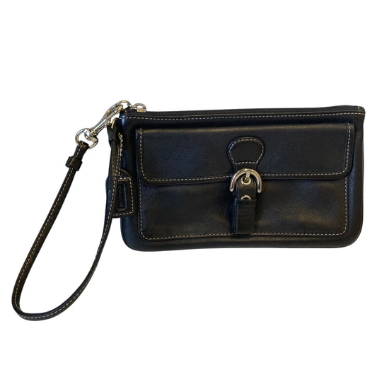 Wristlet Designer By Coach In Black, Size:Small