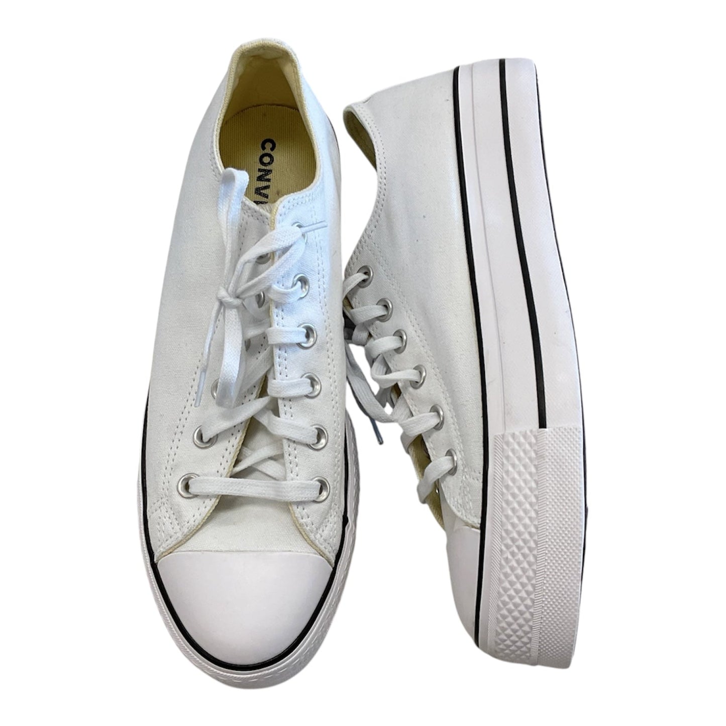 Shoes Sneakers By Converse In White, Size:11