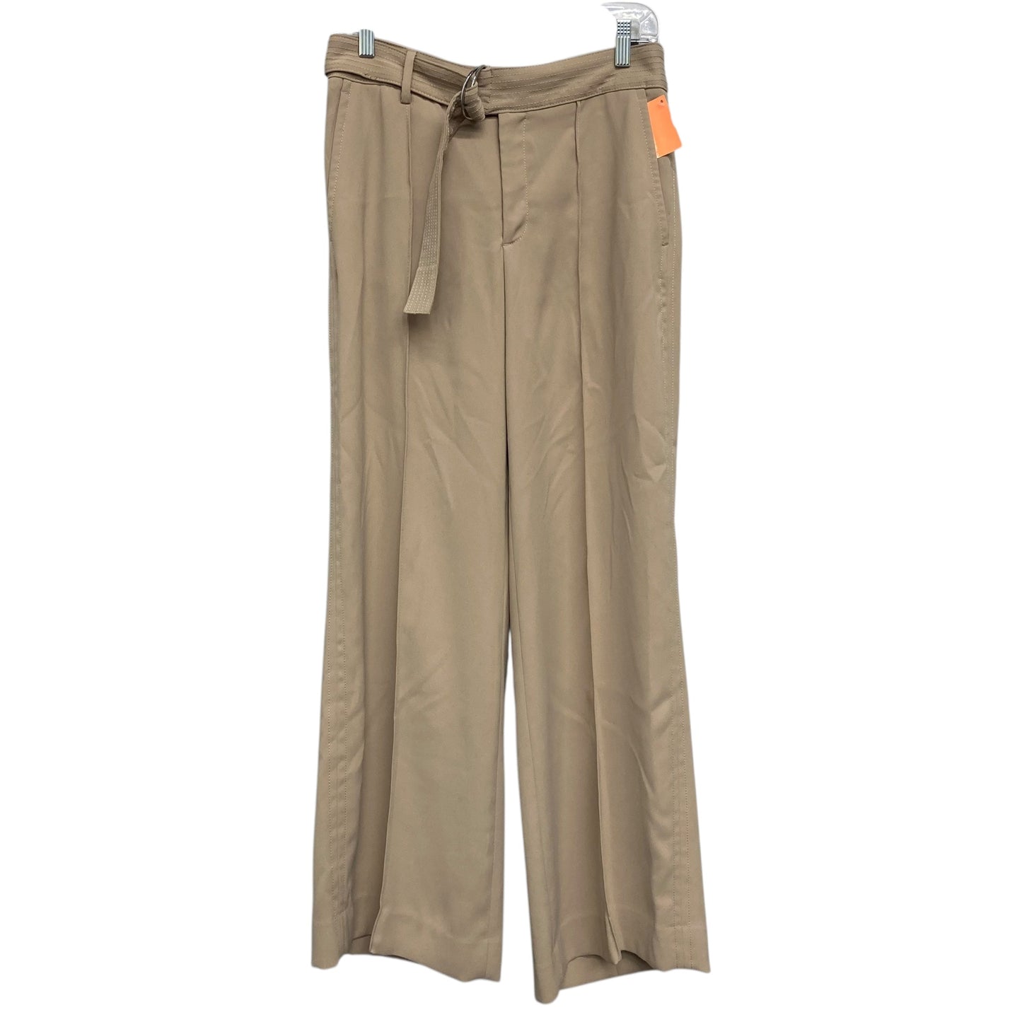 Pants Wide Leg By Banana Republic In Tan, Size:4