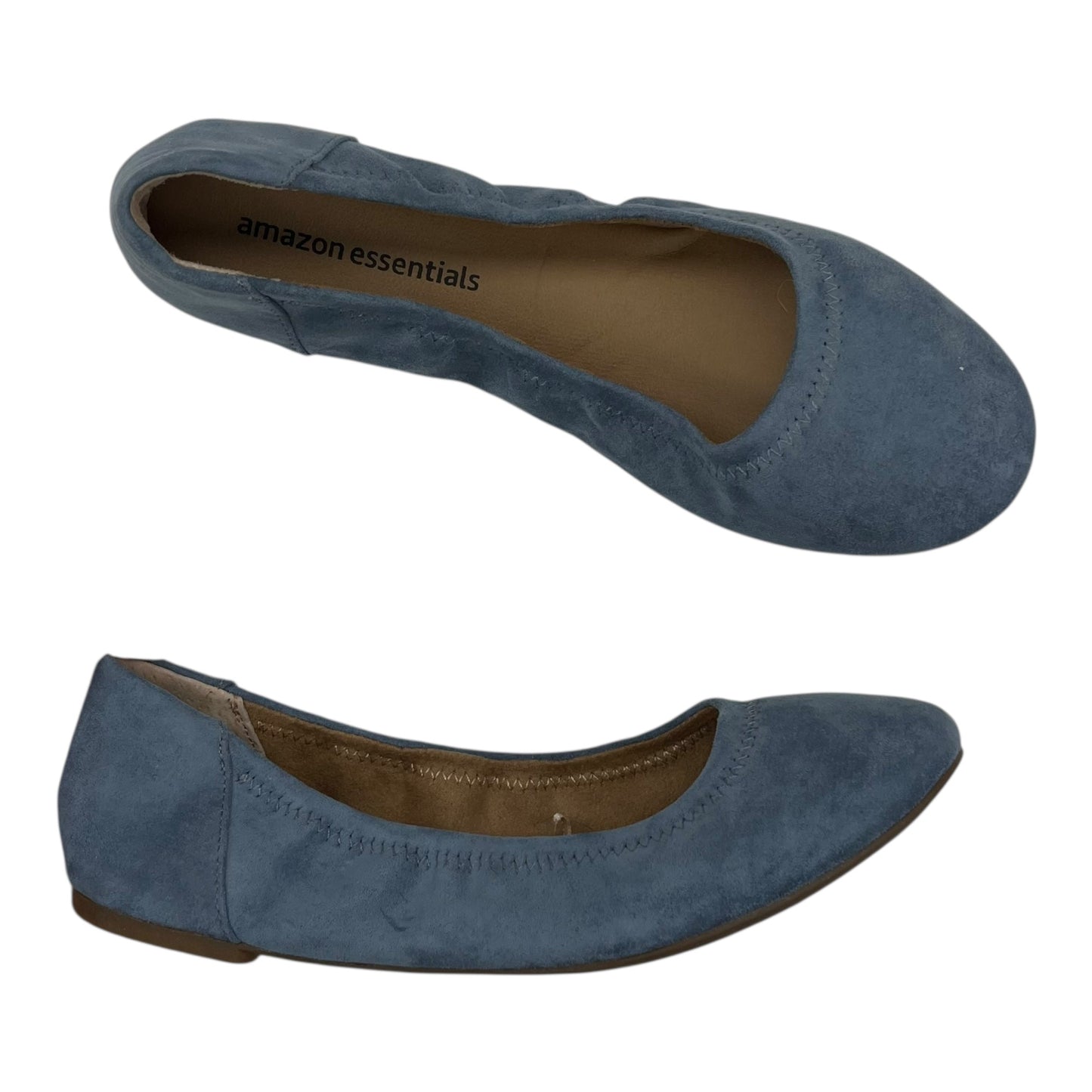Shoes Flats By Amazon Essentials In Blue, Size:7.5