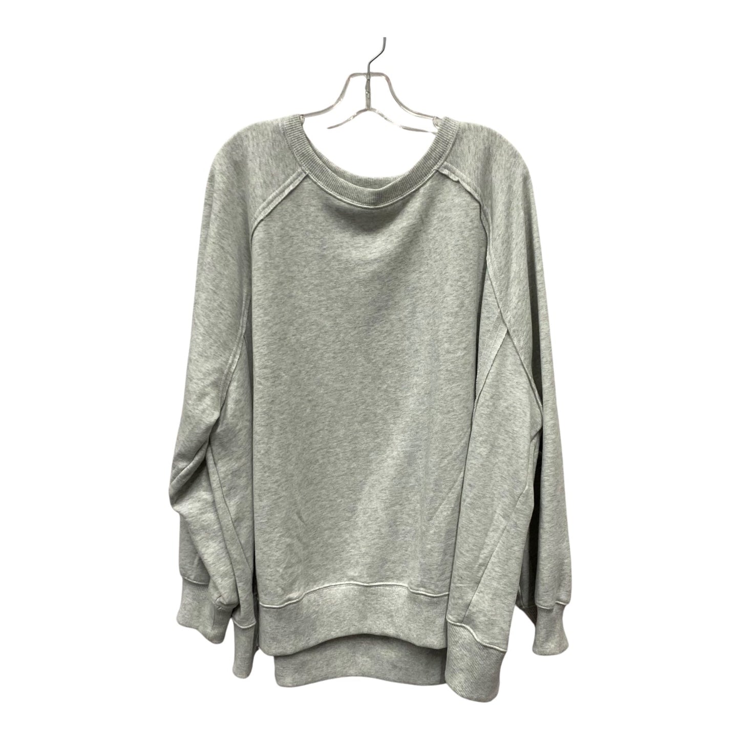 SWEATSHIRT COLLAR by AMERICAN EAGLE In GREY, Size: XXL