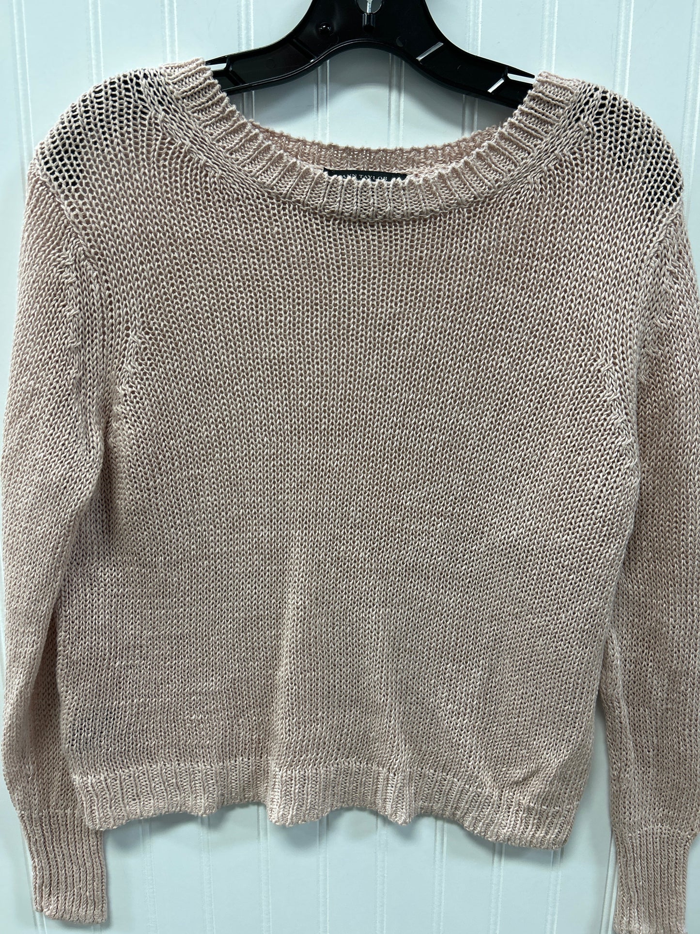Sweater By Ann Taylor In Pink, Size:Lp