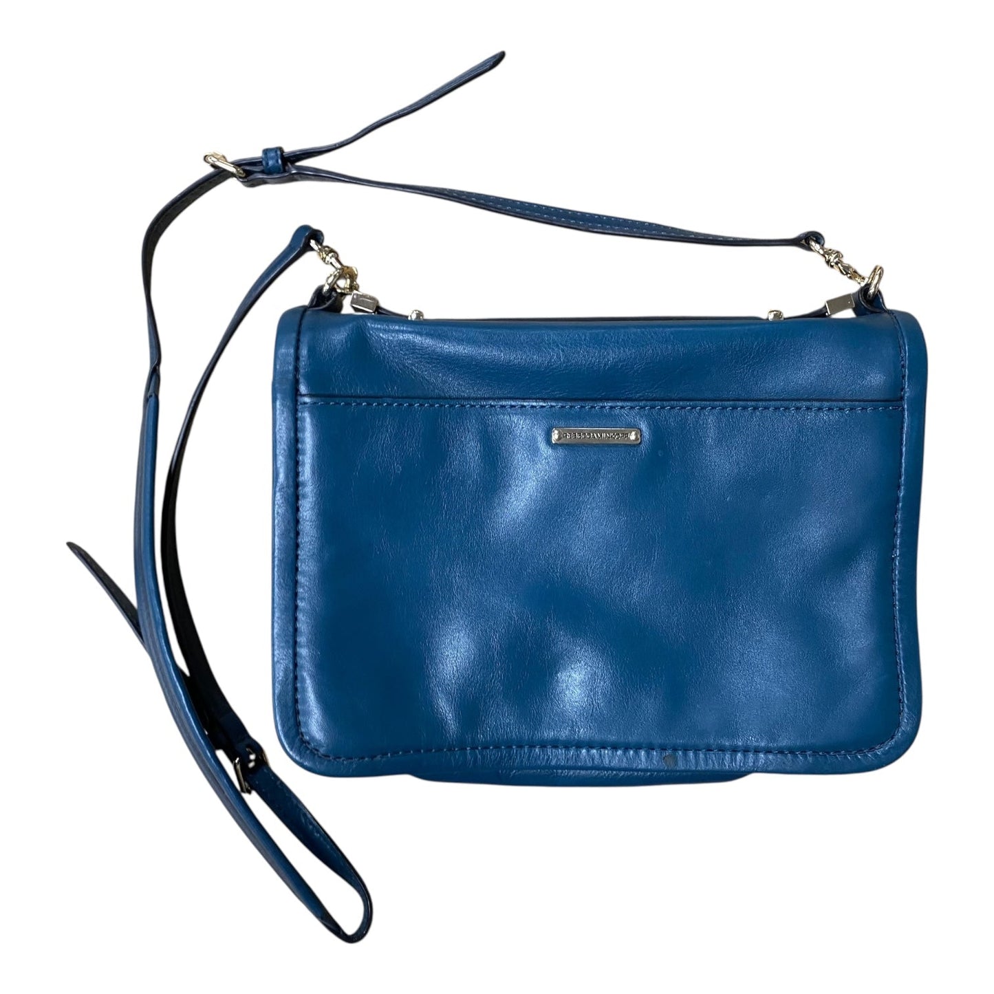 Handbag Designer By Rebecca Minkoff In Blue, Size:Medium