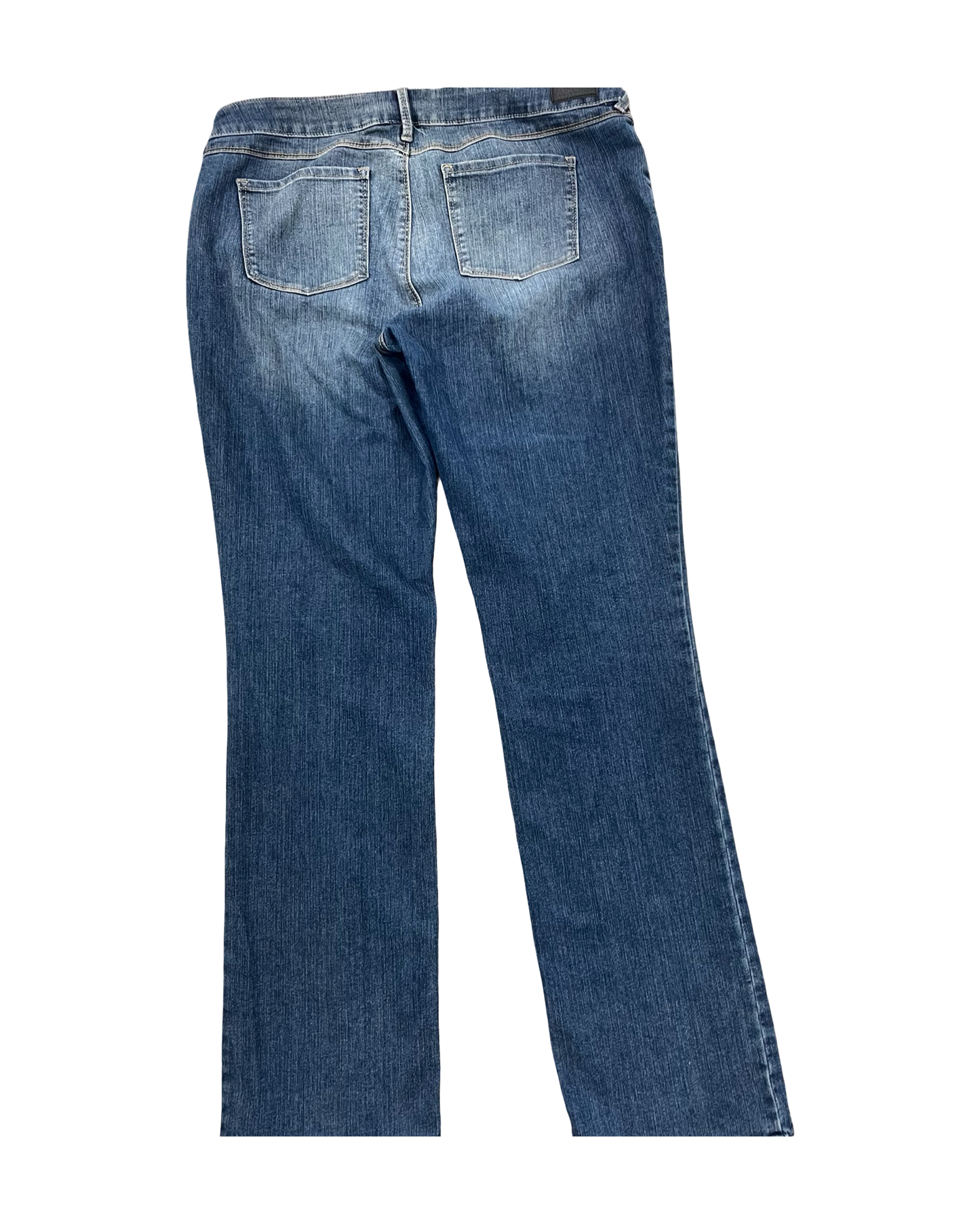 Jeans Boot Cut By Natural Reflections In Blue Denim, Size:14
