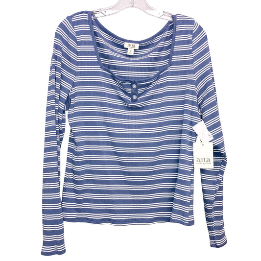 Top Ls Basic By Ana In Striped Pattern, Size:Xl