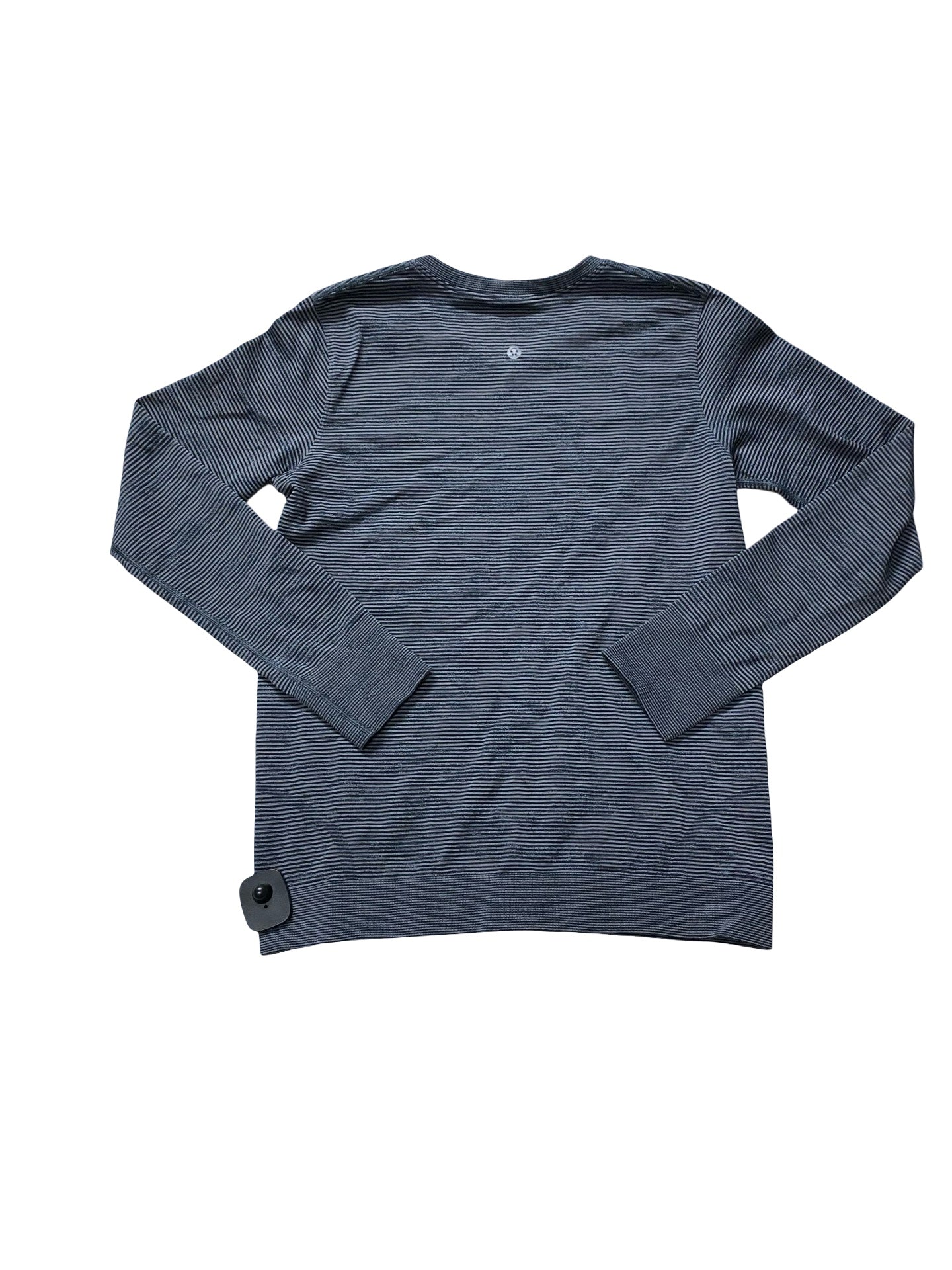 Athletic Top Ls Collar By Lululemon In Striped Pattern, Size:M
