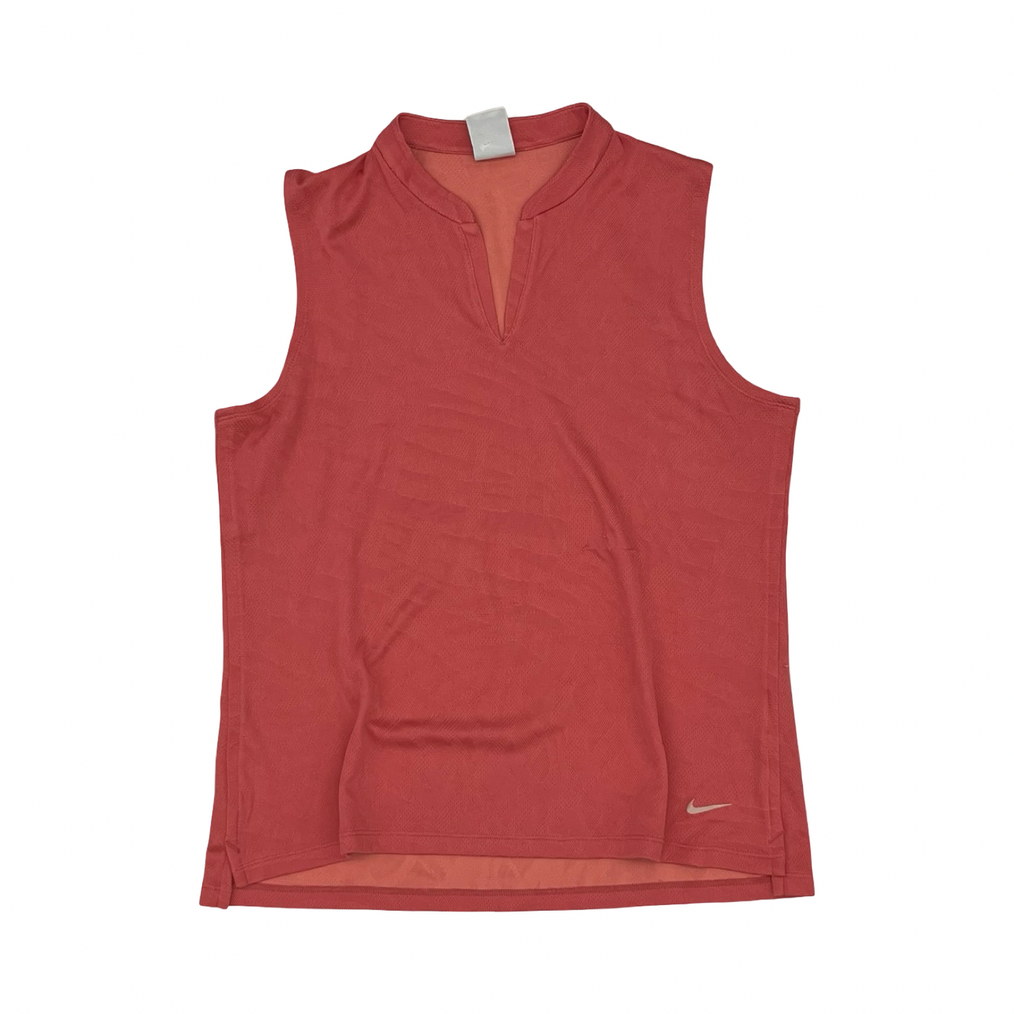Athletic Tank Top By Nike In Orange, Size:L