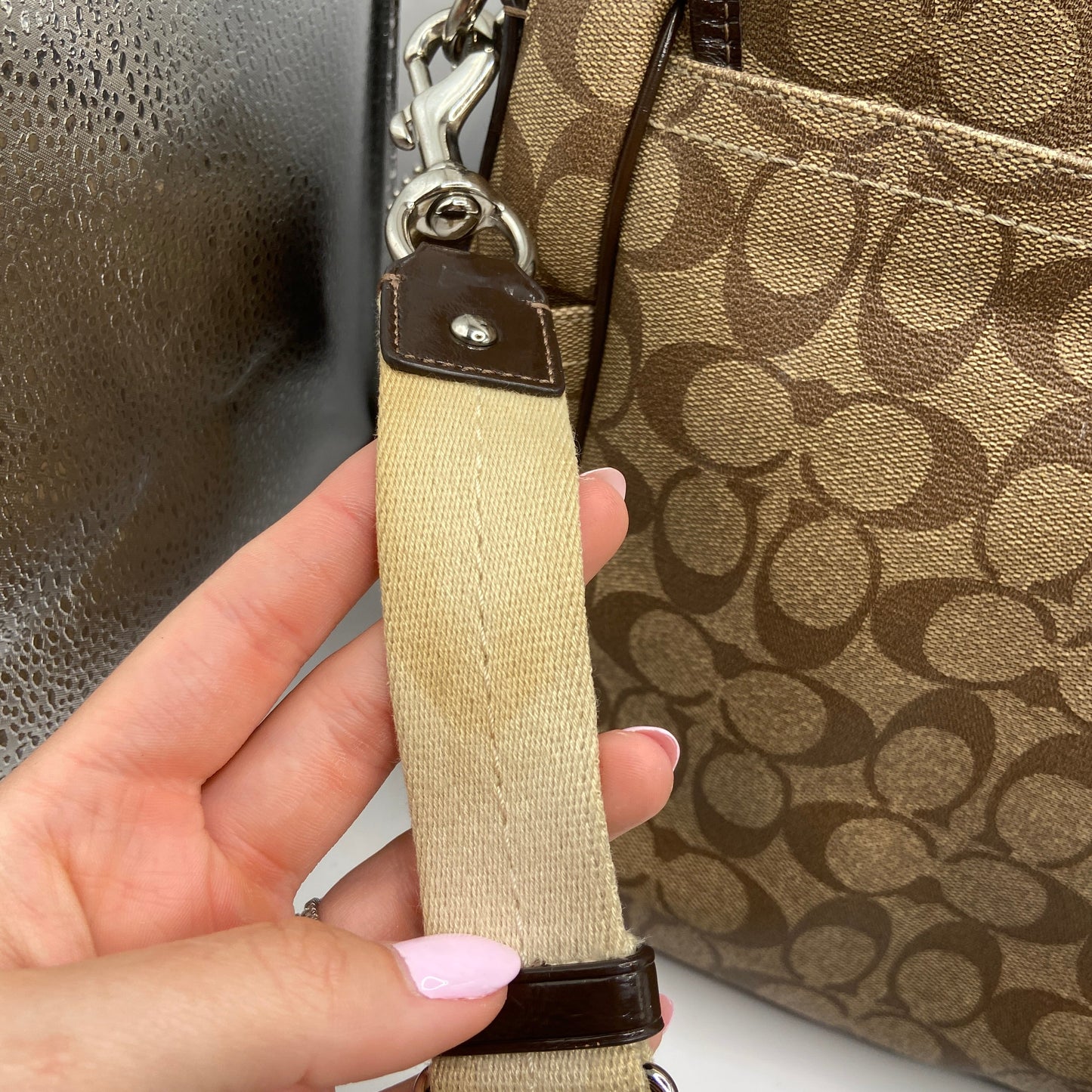 Handbag Designer By Coach, Size: Large