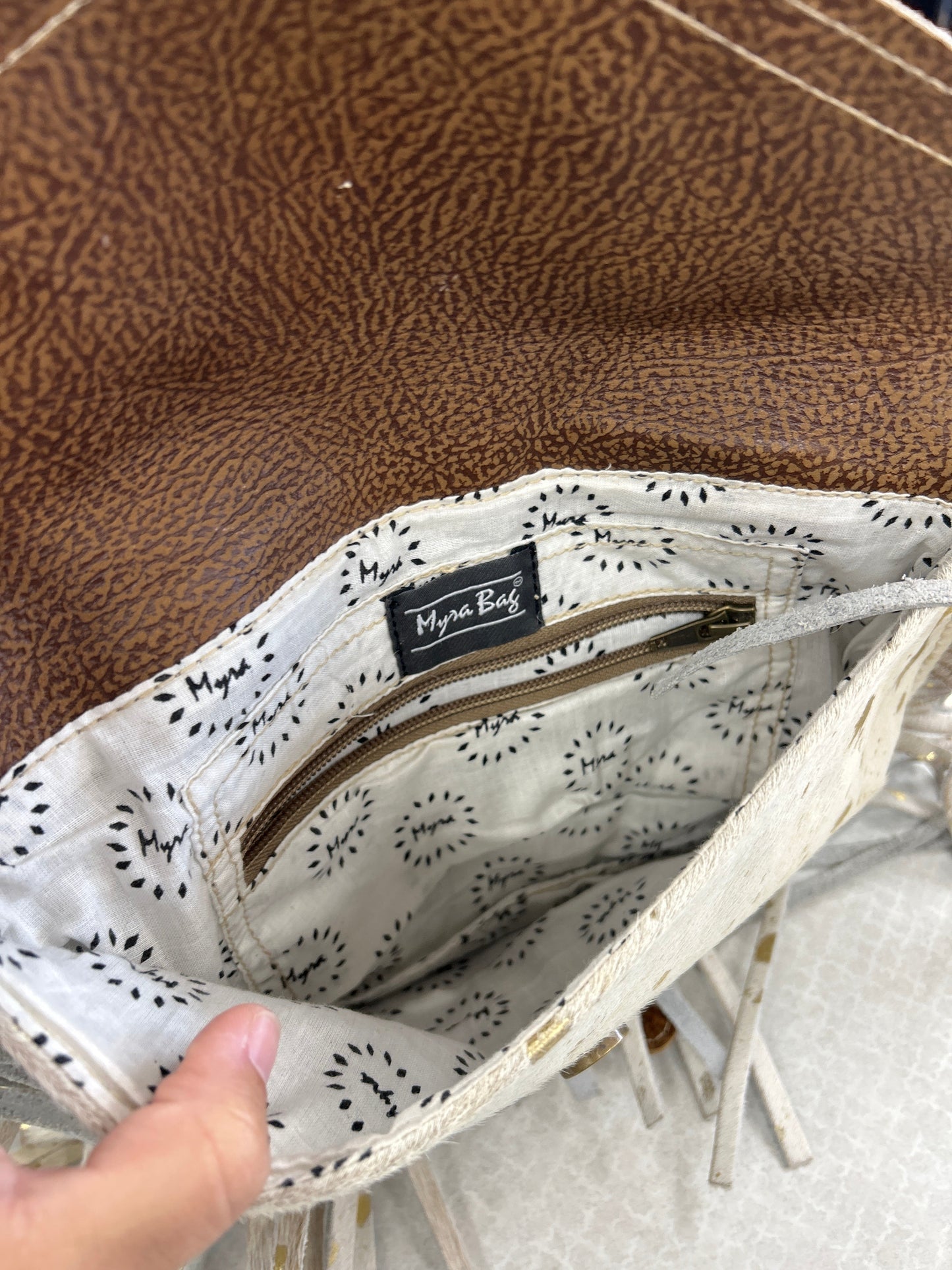 Crossbody By Myra In Animal Print, Size:Medium
