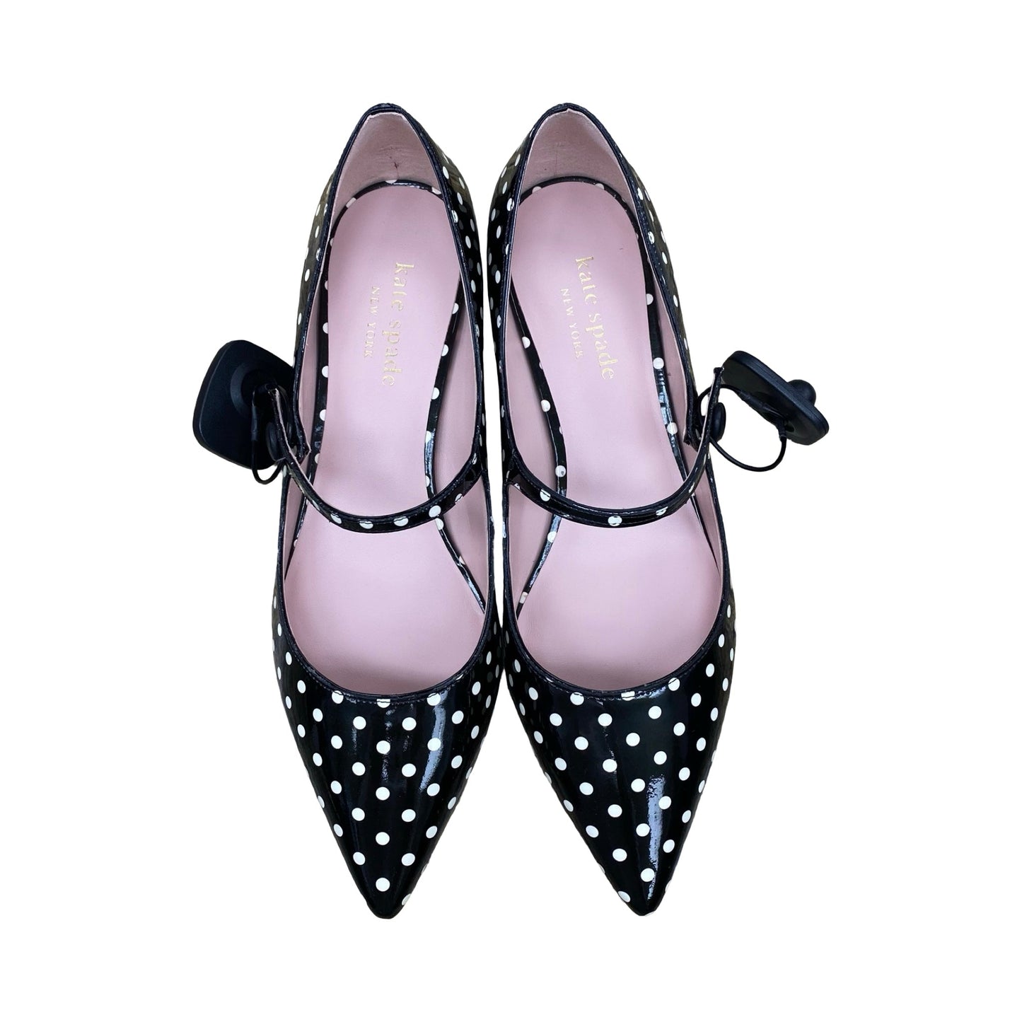 Shoes Designer By Kate Spade In Polkadot Pattern, Size:9.5