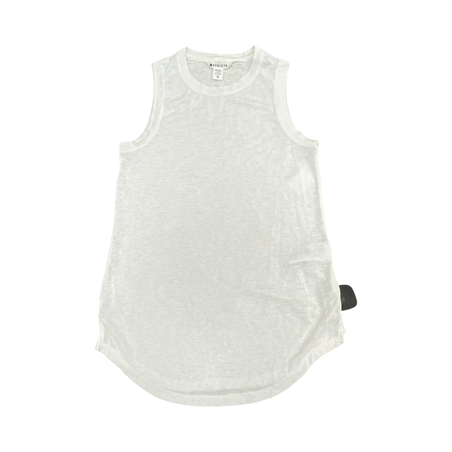 Athletic Tank Top By Athleta In White, Size:Xs