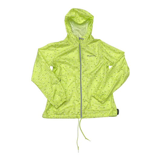 Jacket Windbreaker By Columbia In Green, Size:S
