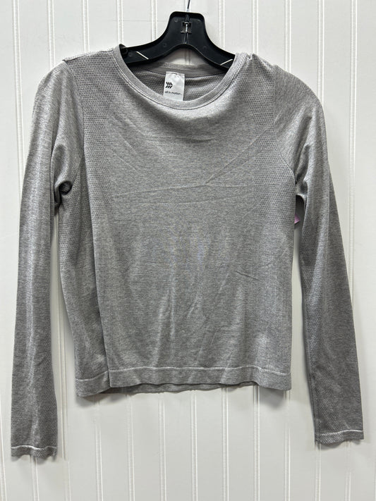 Athletic Top Ls Crewneck By All In Motion In Grey, Size:Xs NWT