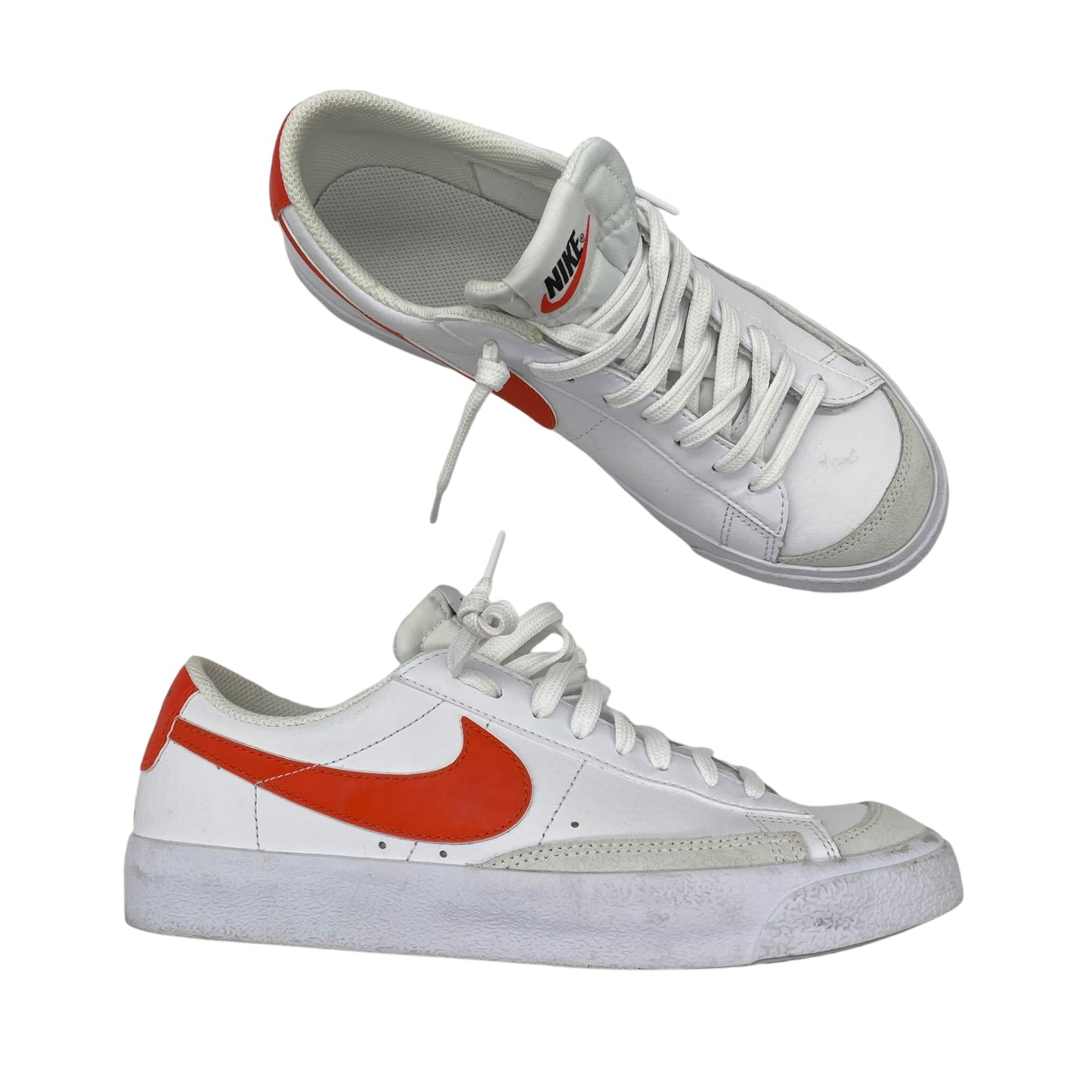 WHITE SHOES SNEAKERS by NIKE Size:8.5