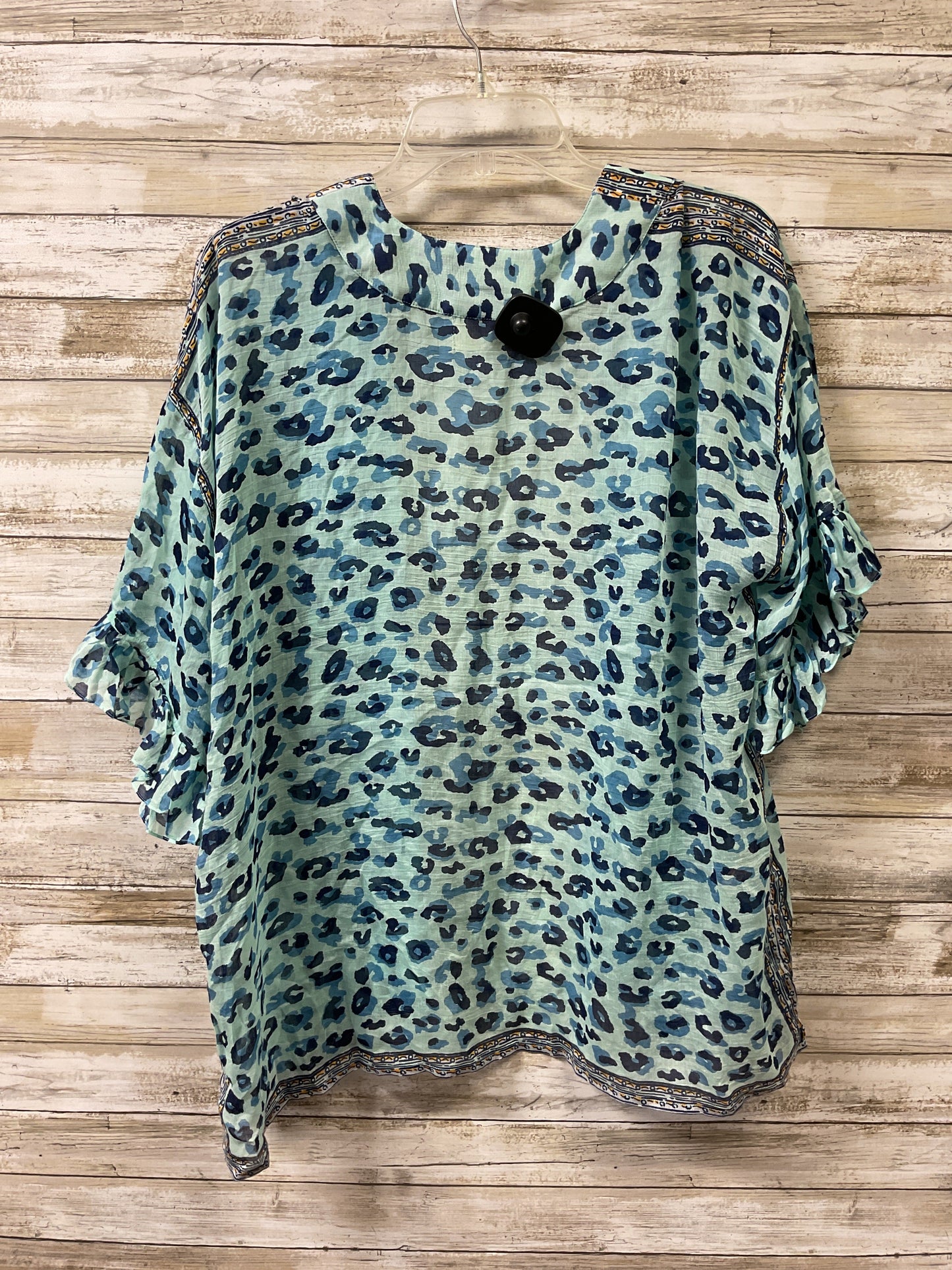 Cardigan By Clothes Mentor In Aqua, Size:S