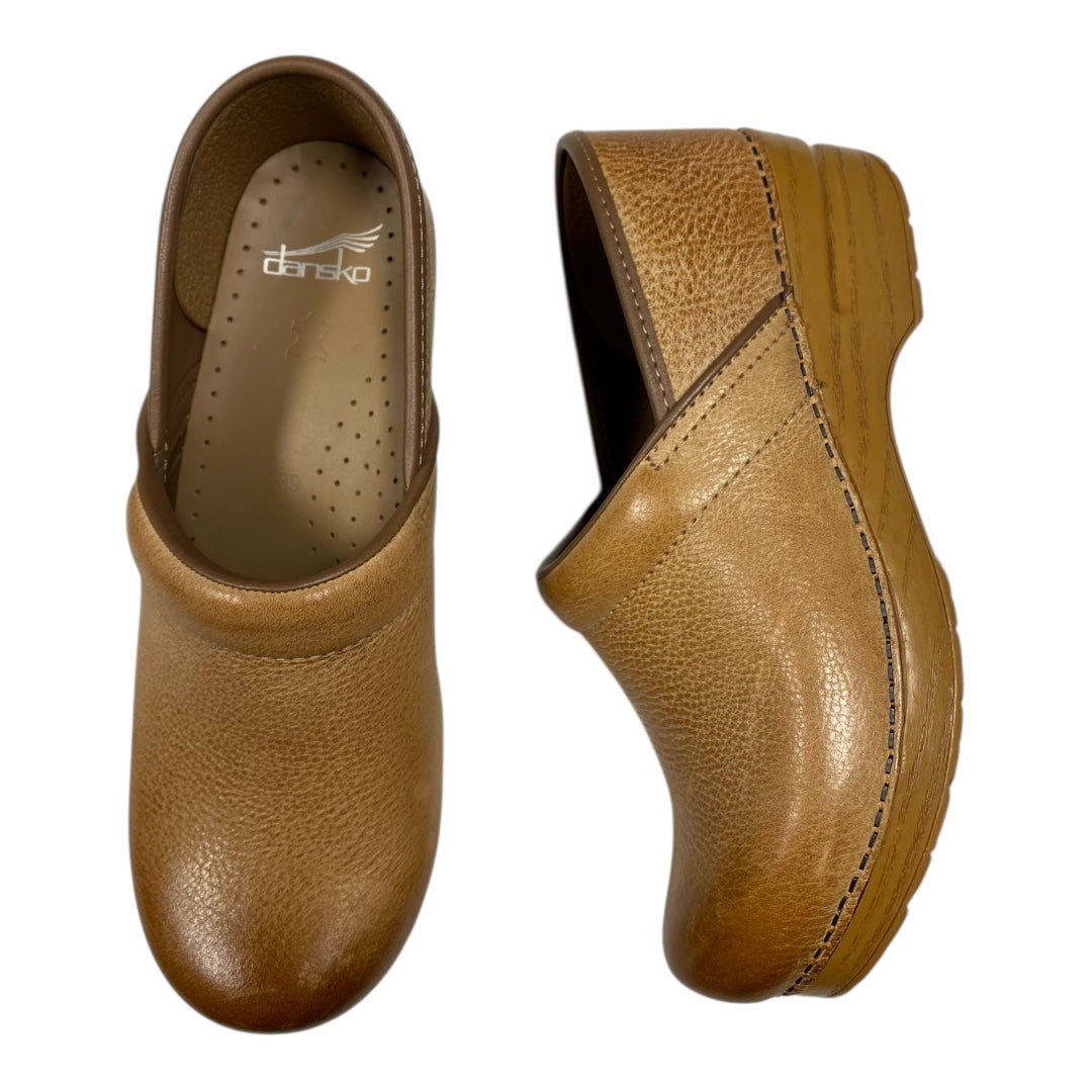 Boots Ankle Heels By Dansko In Tan, Size:8.5