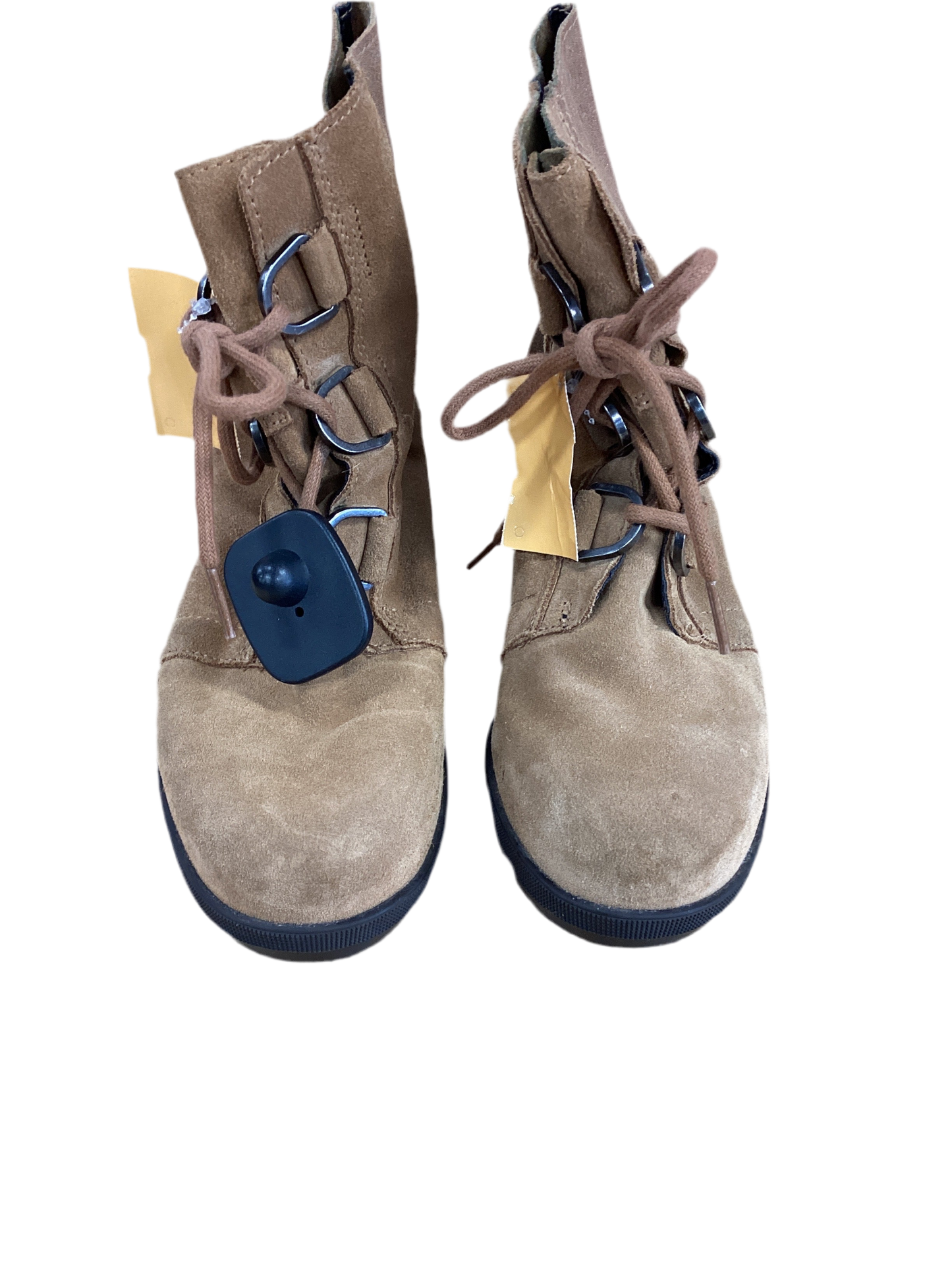 Boots Ankle Heels By Sorel In Brown, Size:5