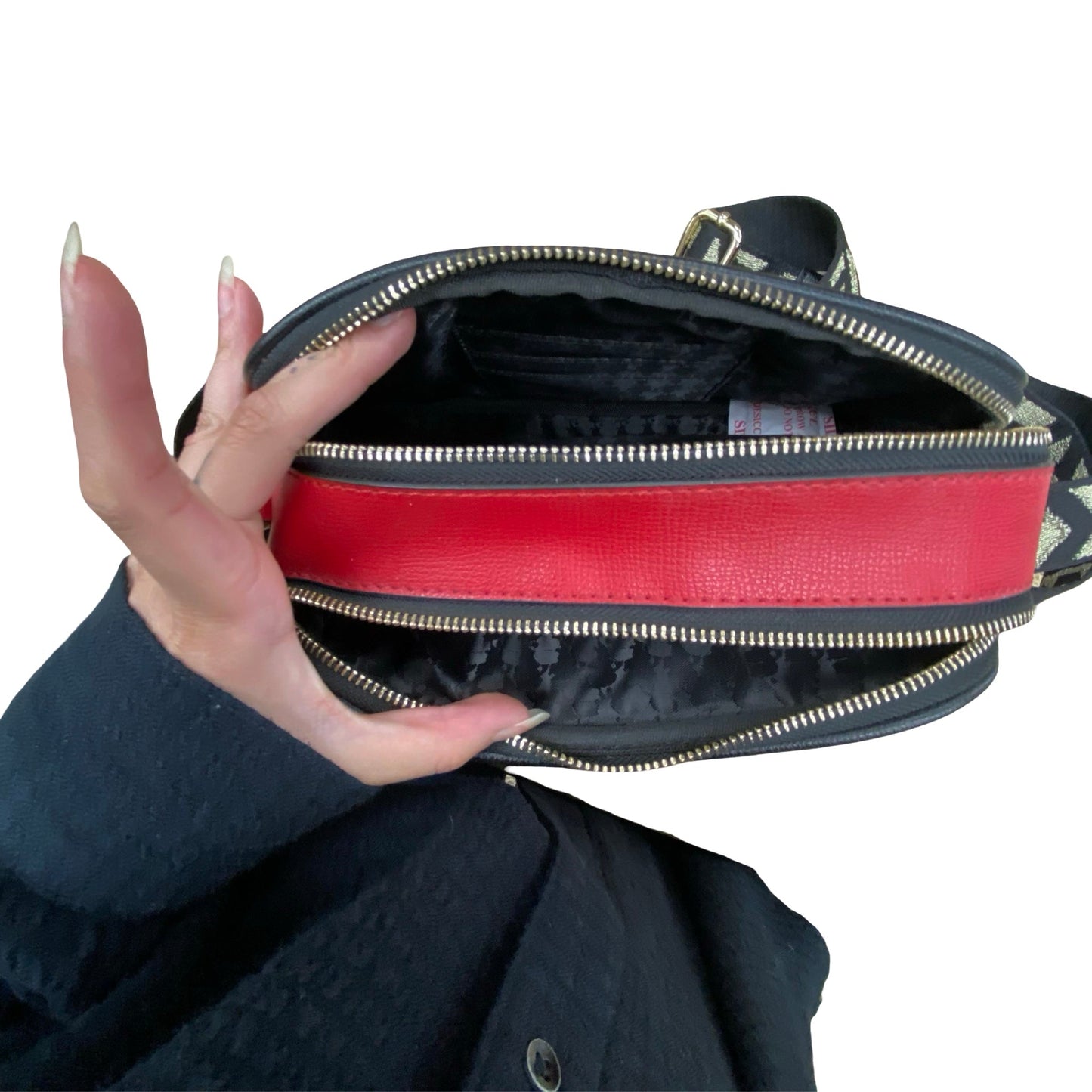 Handbag Designer By Karl Lagerfeld In Multi, Size:Medium