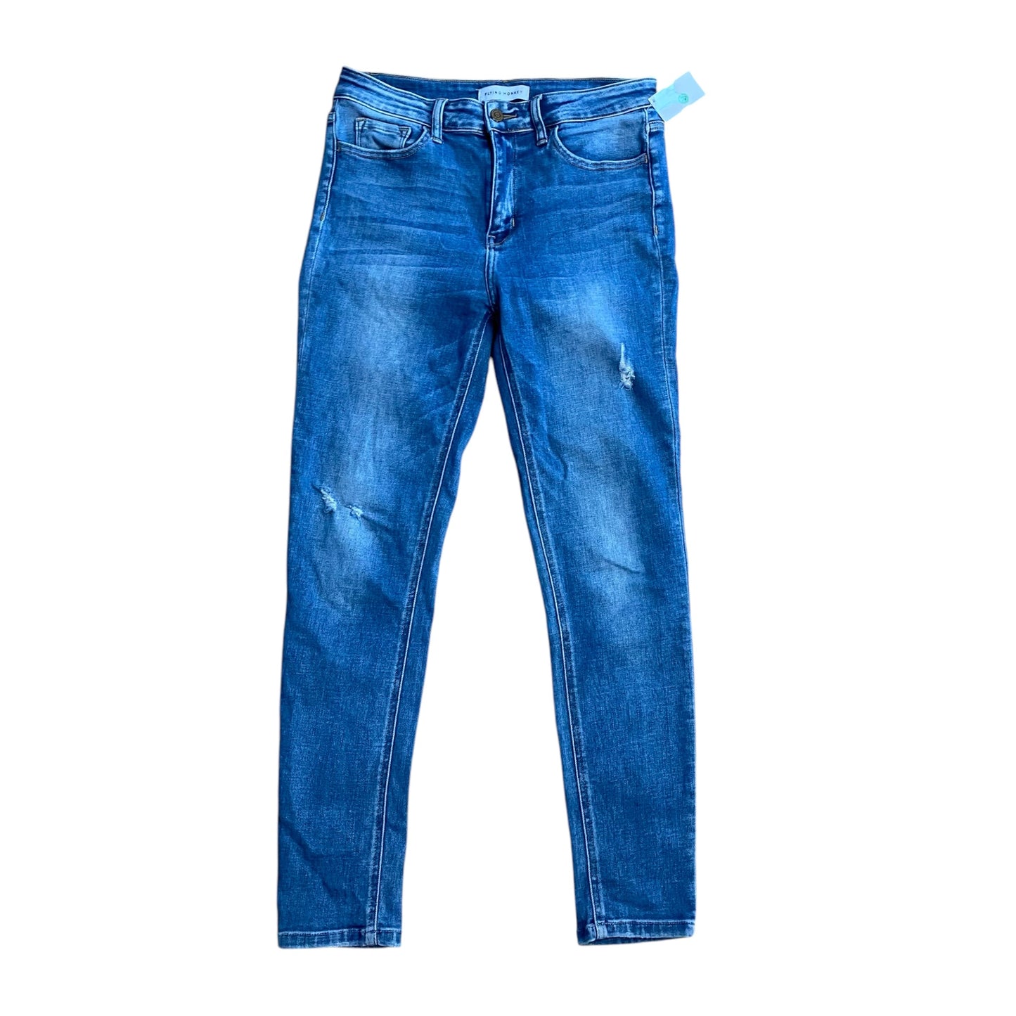 Jeans Skinny By Flying Monkey In Blue Denim, Size: 6