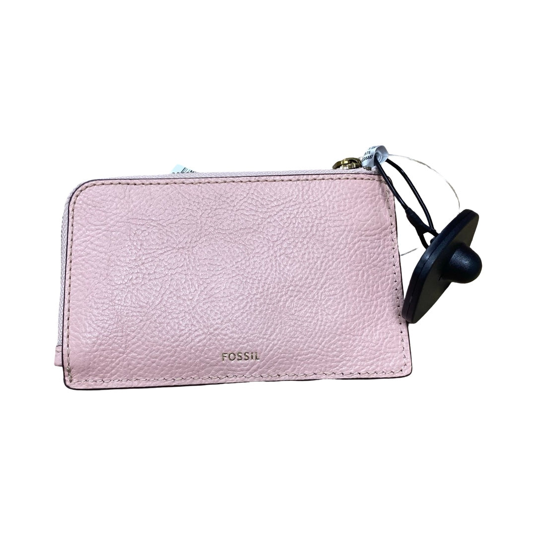 Id/Card Holder By Fossil In Plaid Pattern