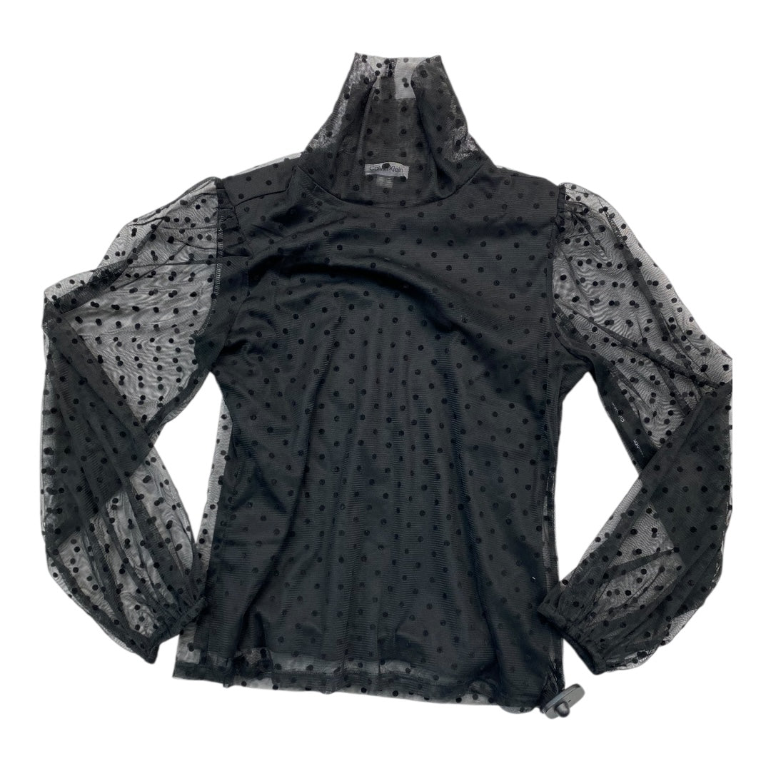 Top Ls By Calvin Klein In Black, Size:S