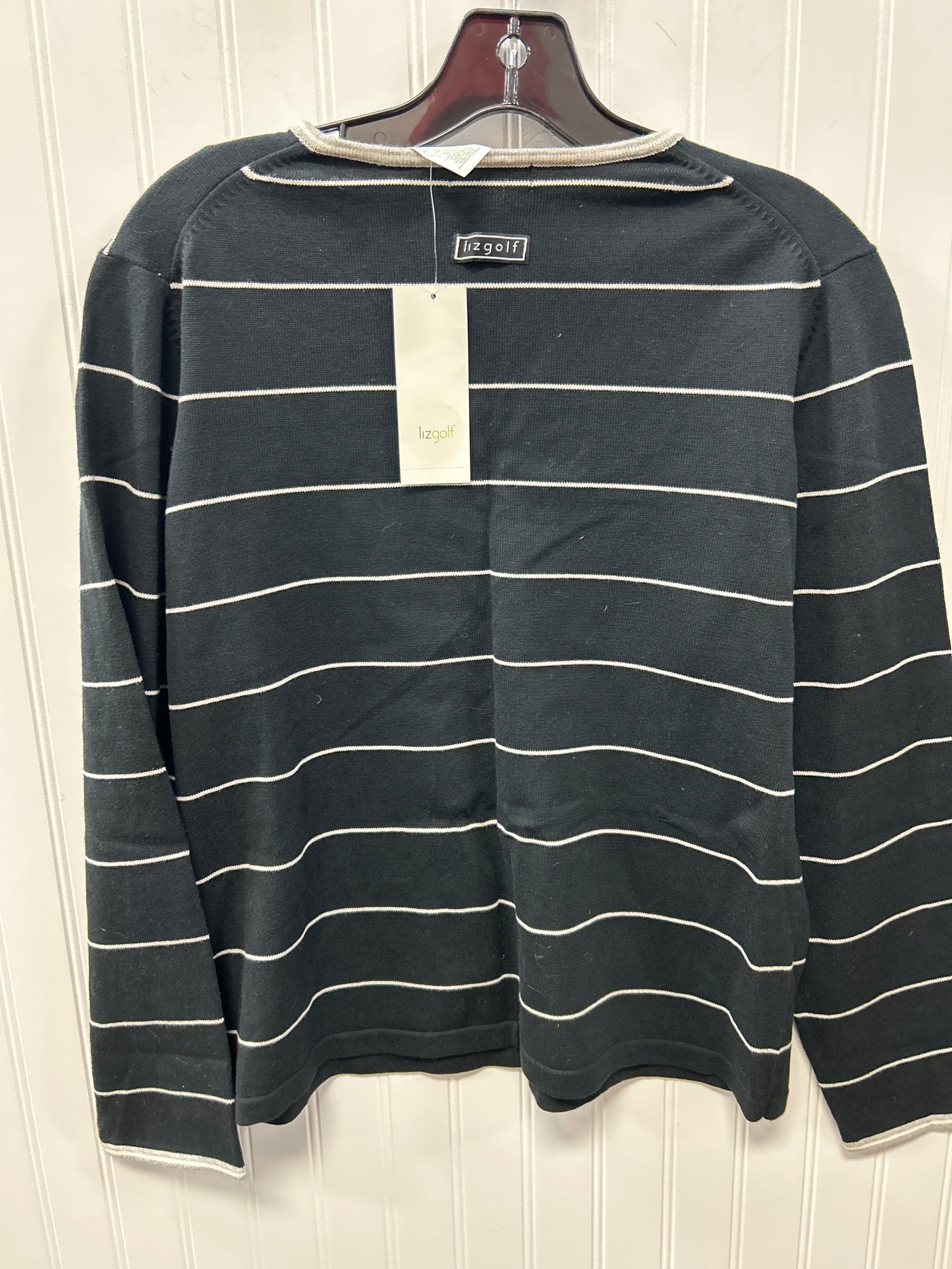 Top Ls By Liz Golf In Black, Size:Xl