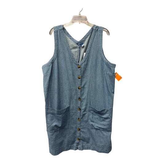 Dress Casual Short By Old Navy In Blue, Size:1X