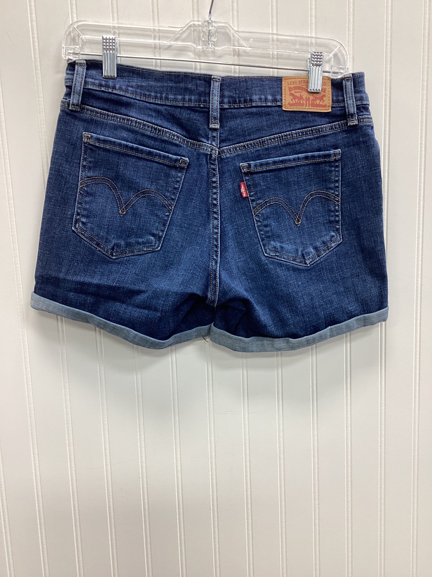 Shorts By Levis In Blue Denim, Size:6