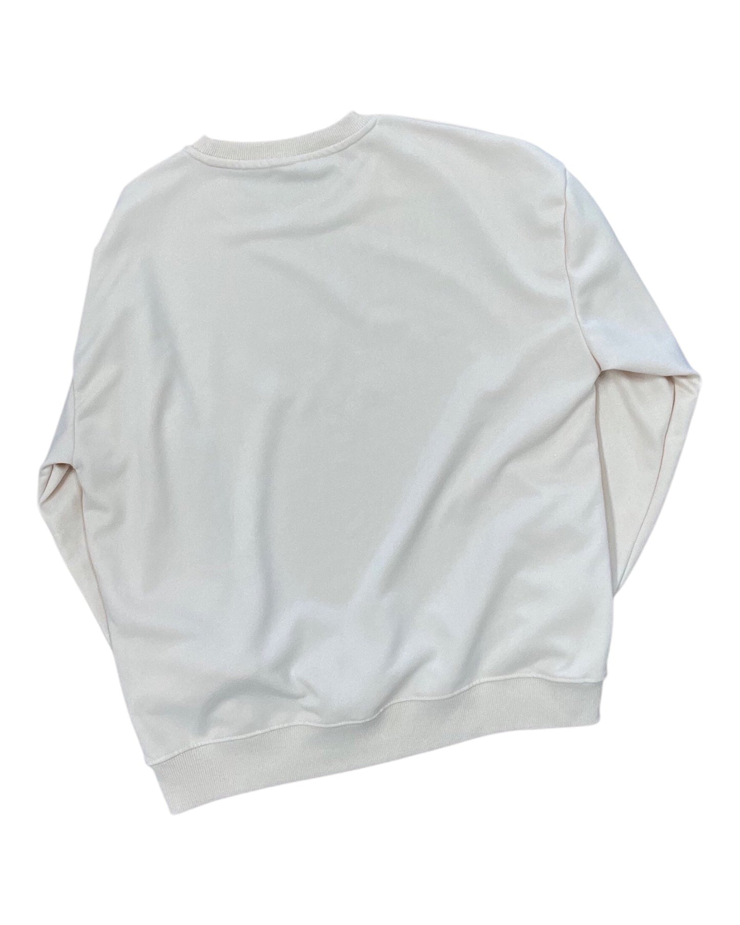Sweatshirt Crewneck By Clothes Mentor In Cream, Size:Xl