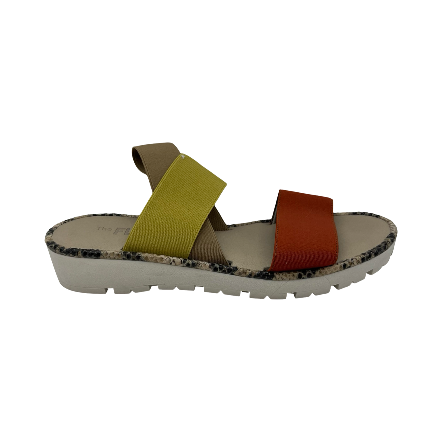 Sandals Flats By Clothes Mentor In Multi, Size:6