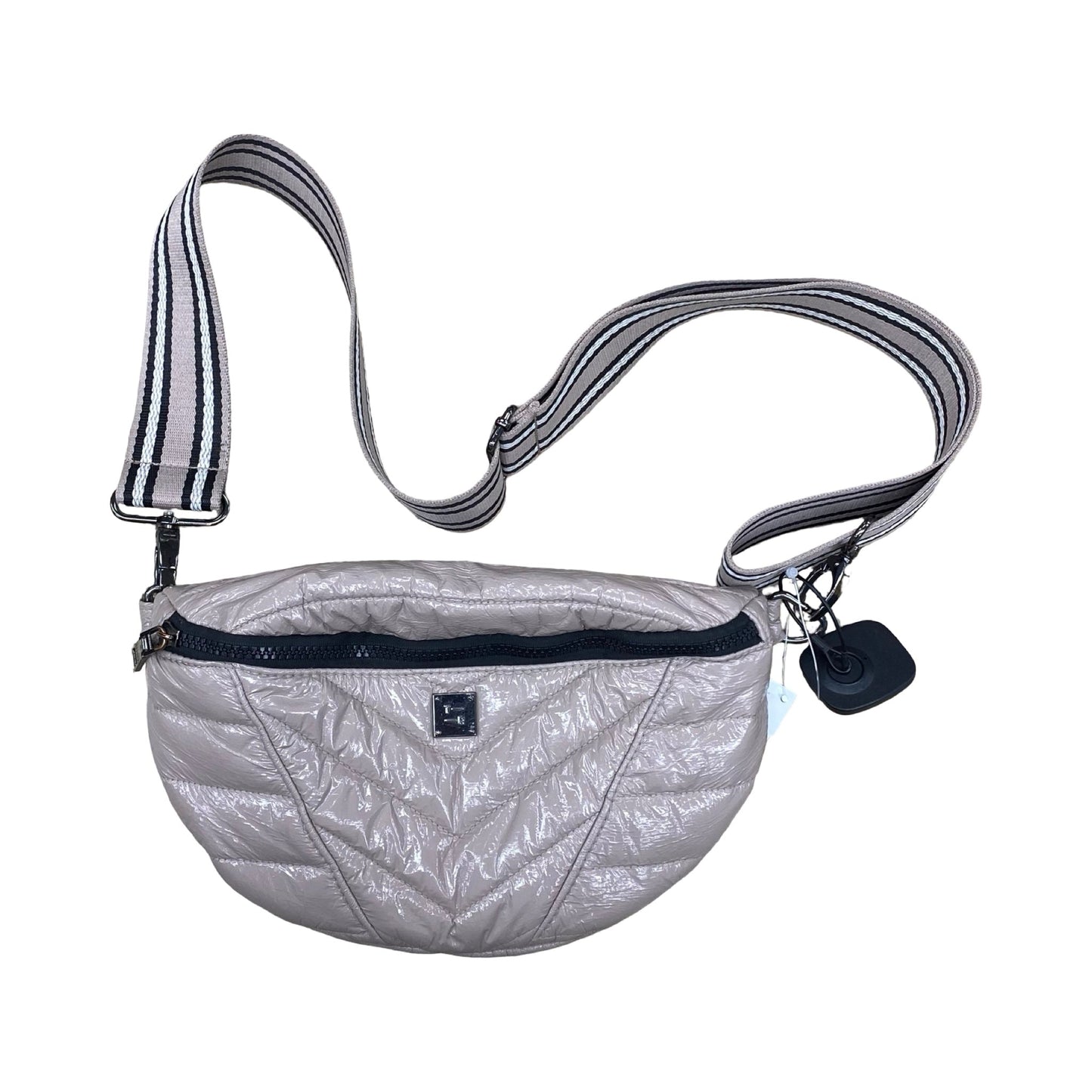 Belt Bag By Think Royln In Taupe, Size:Large