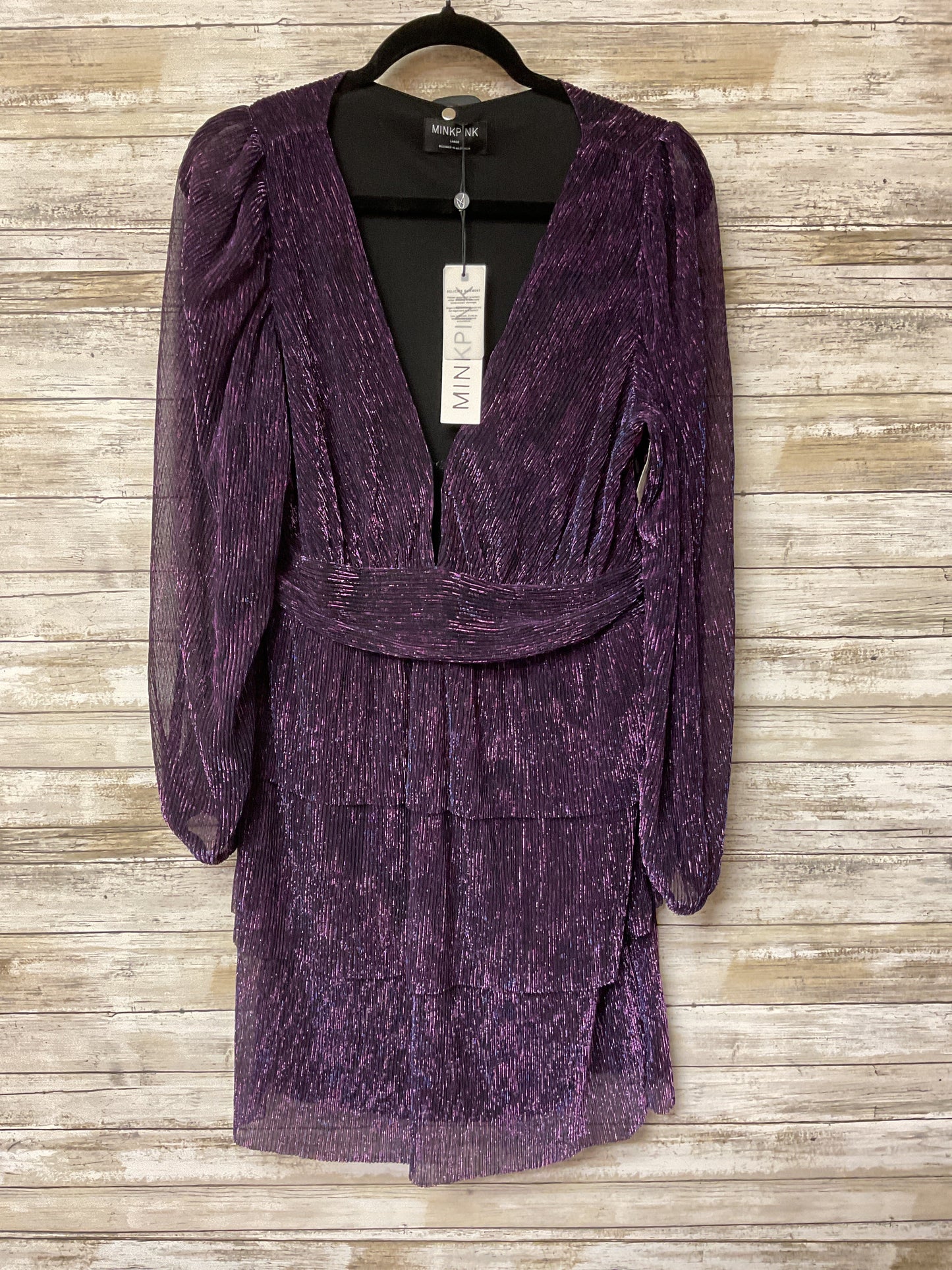 Dress Casual Short By Minkpink In Purple, Size:L
