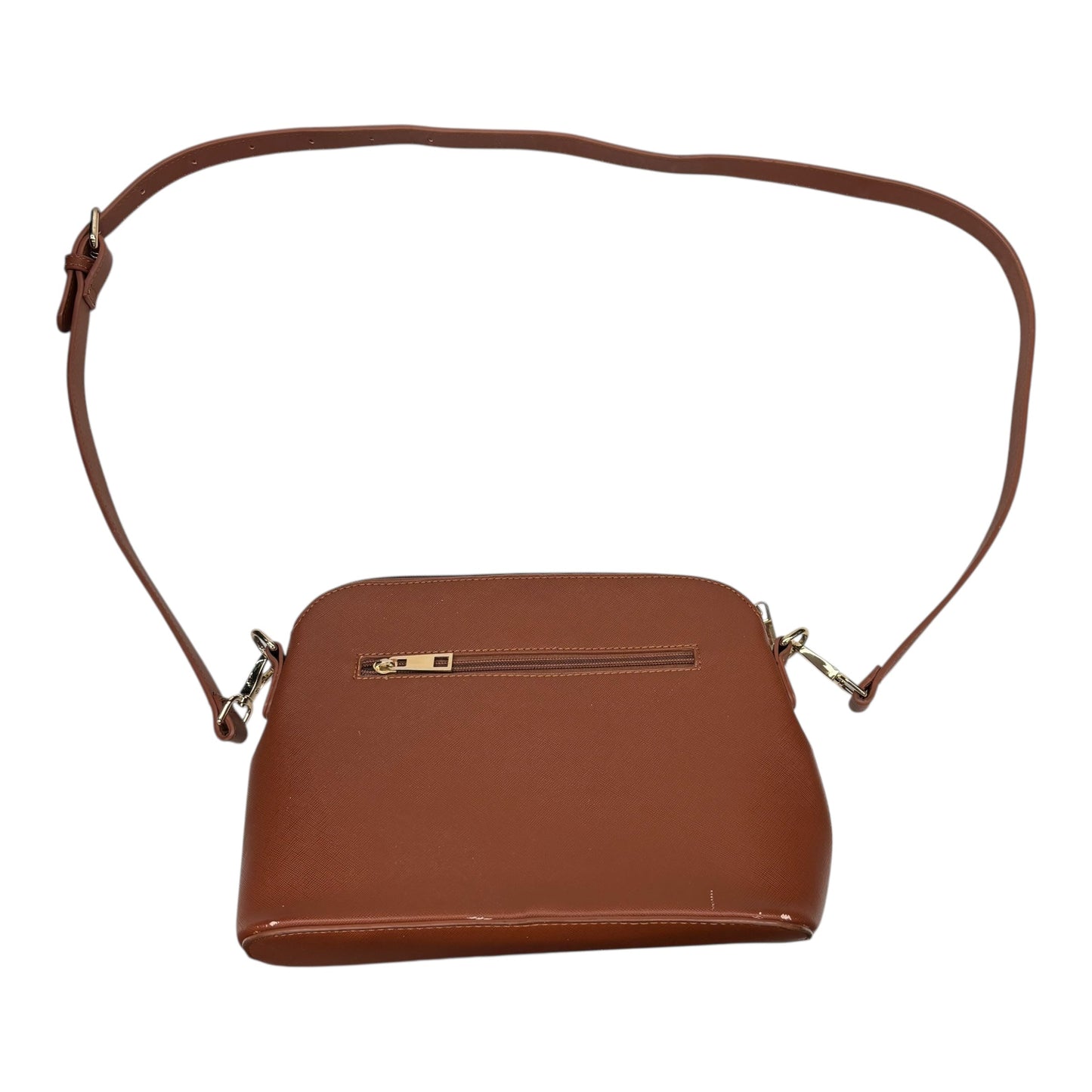 Crossbody By Clothes Mentor In Black & Brown, Size:Medium