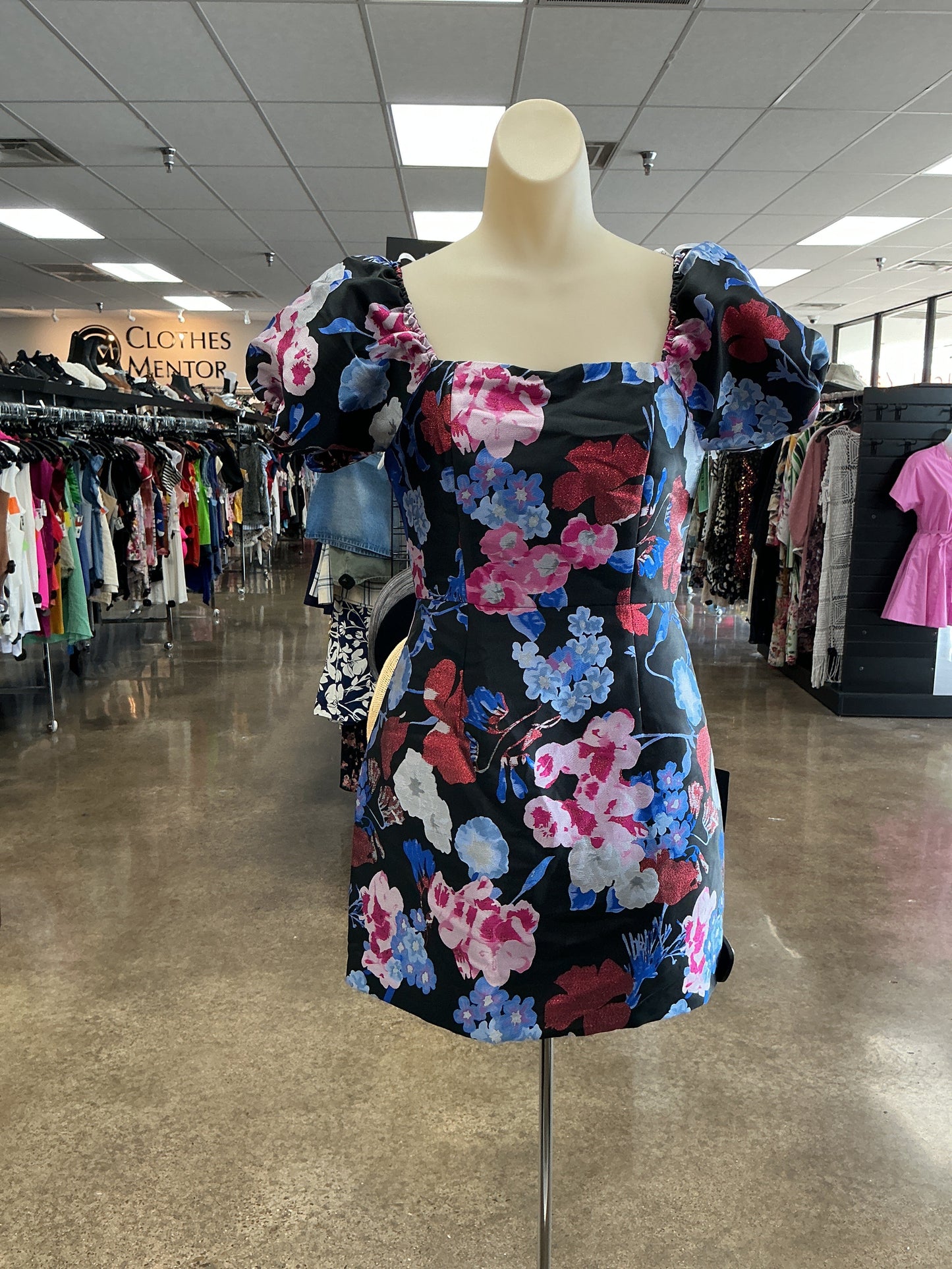 Dress Party Short By Lulus In Floral Print, Size:S