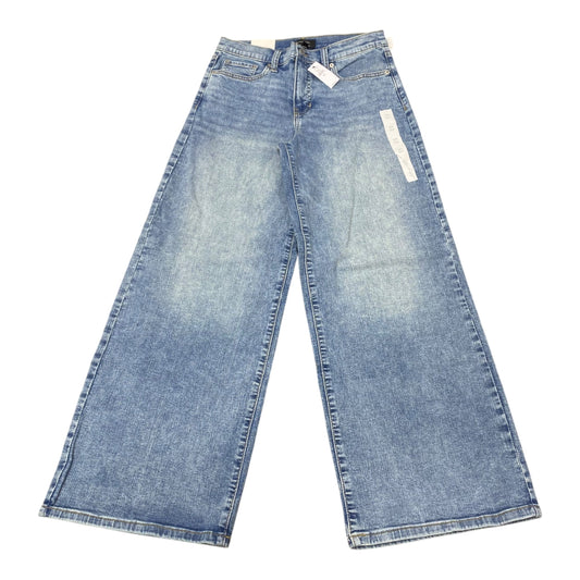 Jeans Wide Leg By Banana Republic In Blue Denim, Size:6