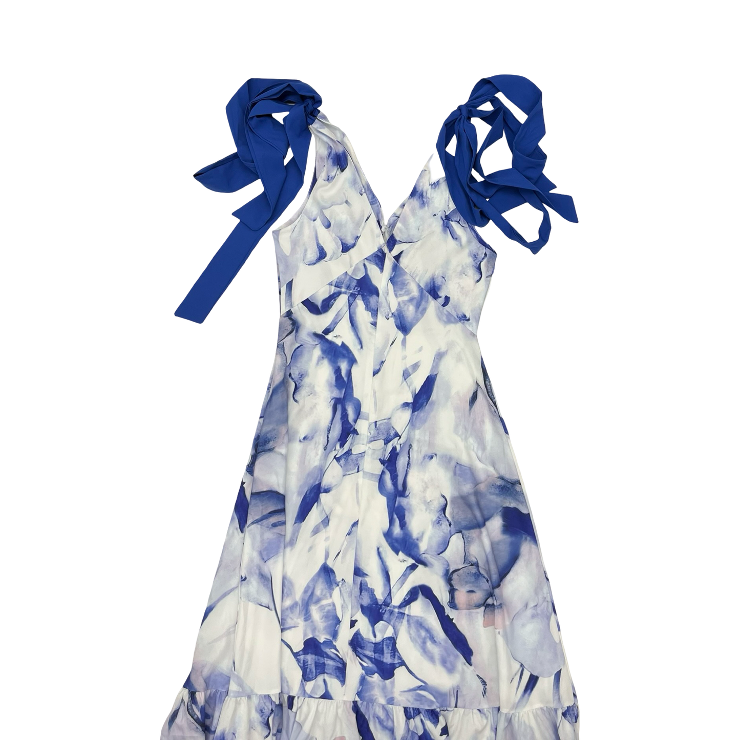 Dress Party Long By Sunday Up In Blue & White, Size:S
