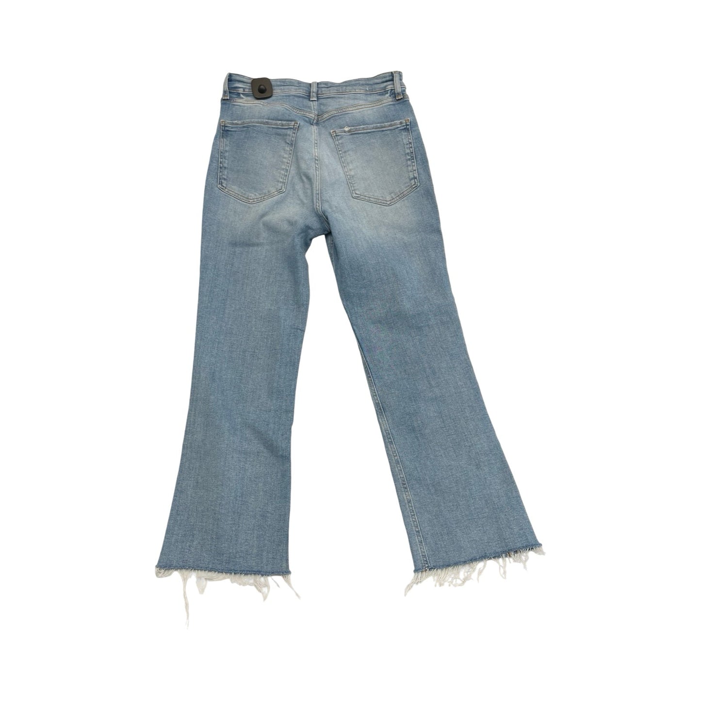 Jeans Flared By Zara In Blue Denim, Size:6