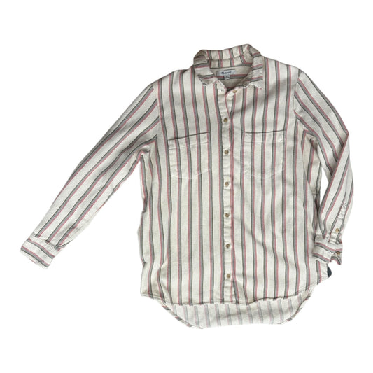 Top Ls By Madewell In Cream & Green, Size:Xs