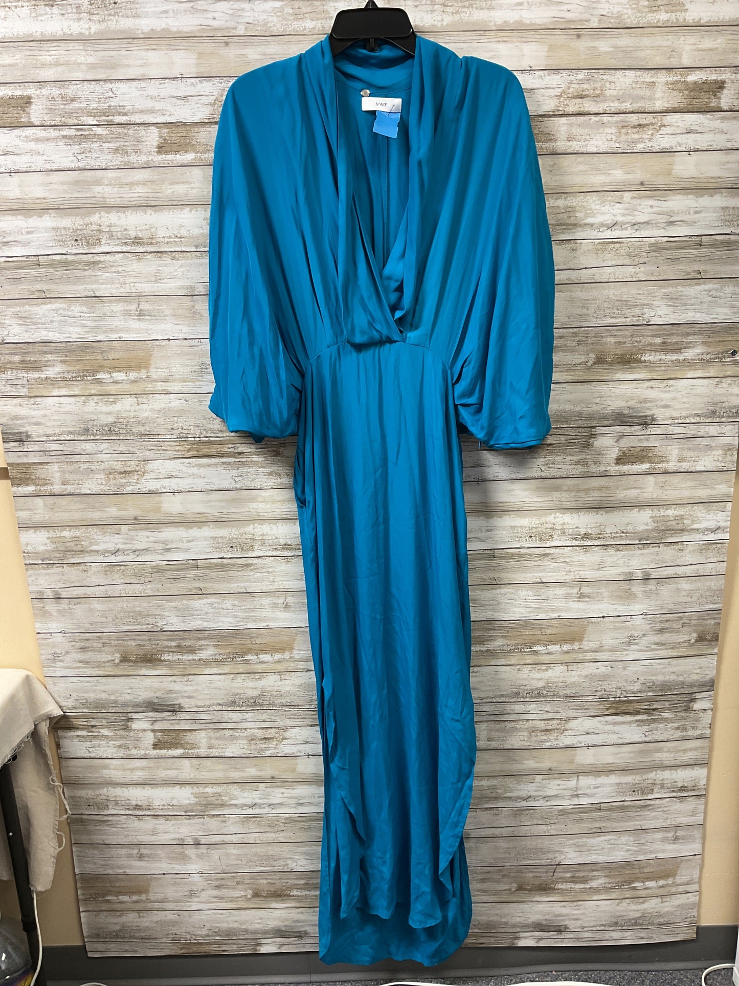 Dress Casual Maxi By Cmb In Blue, Size:L
