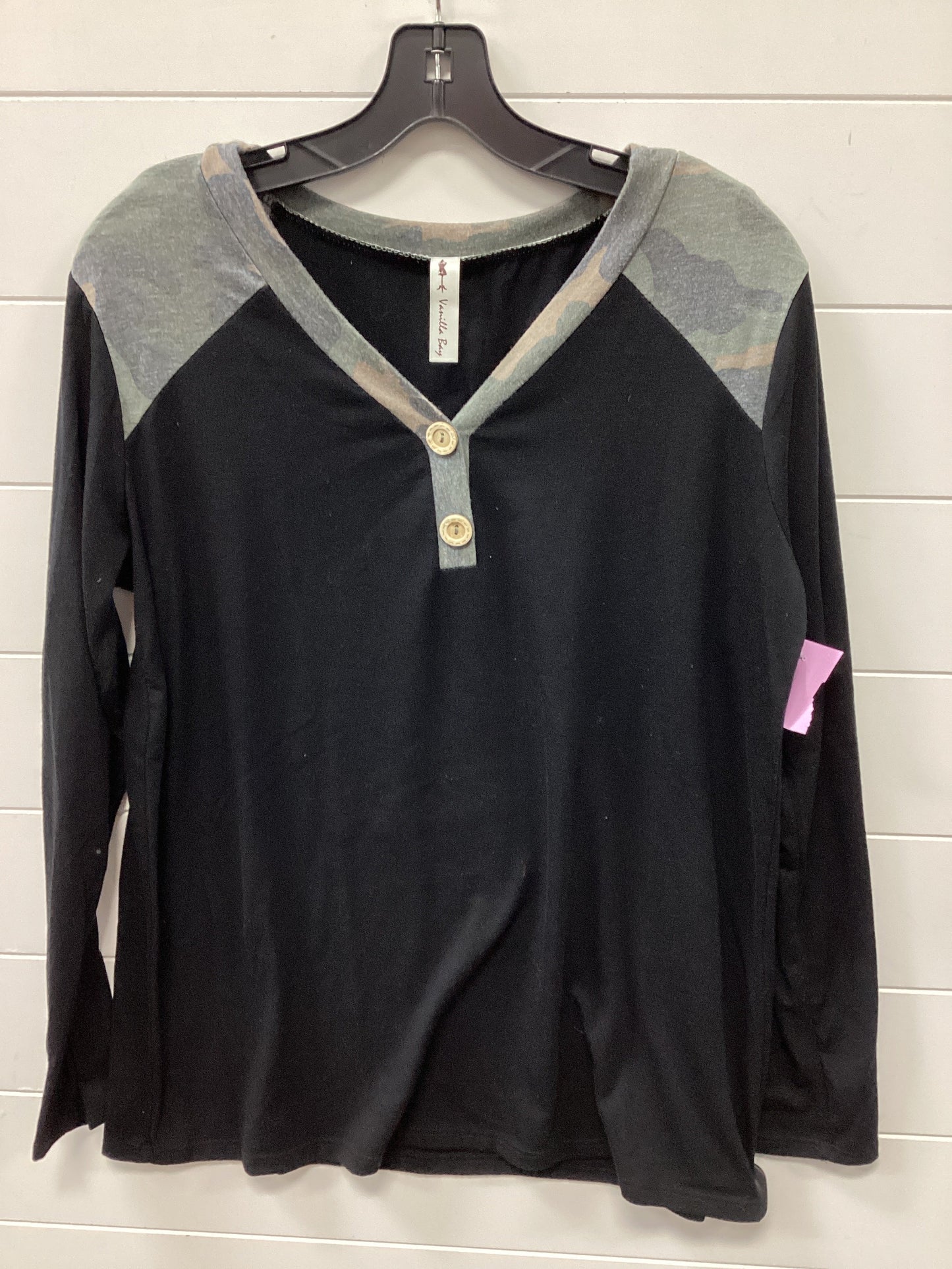 Top Ls By Vanilla Bay In Black, Size:L