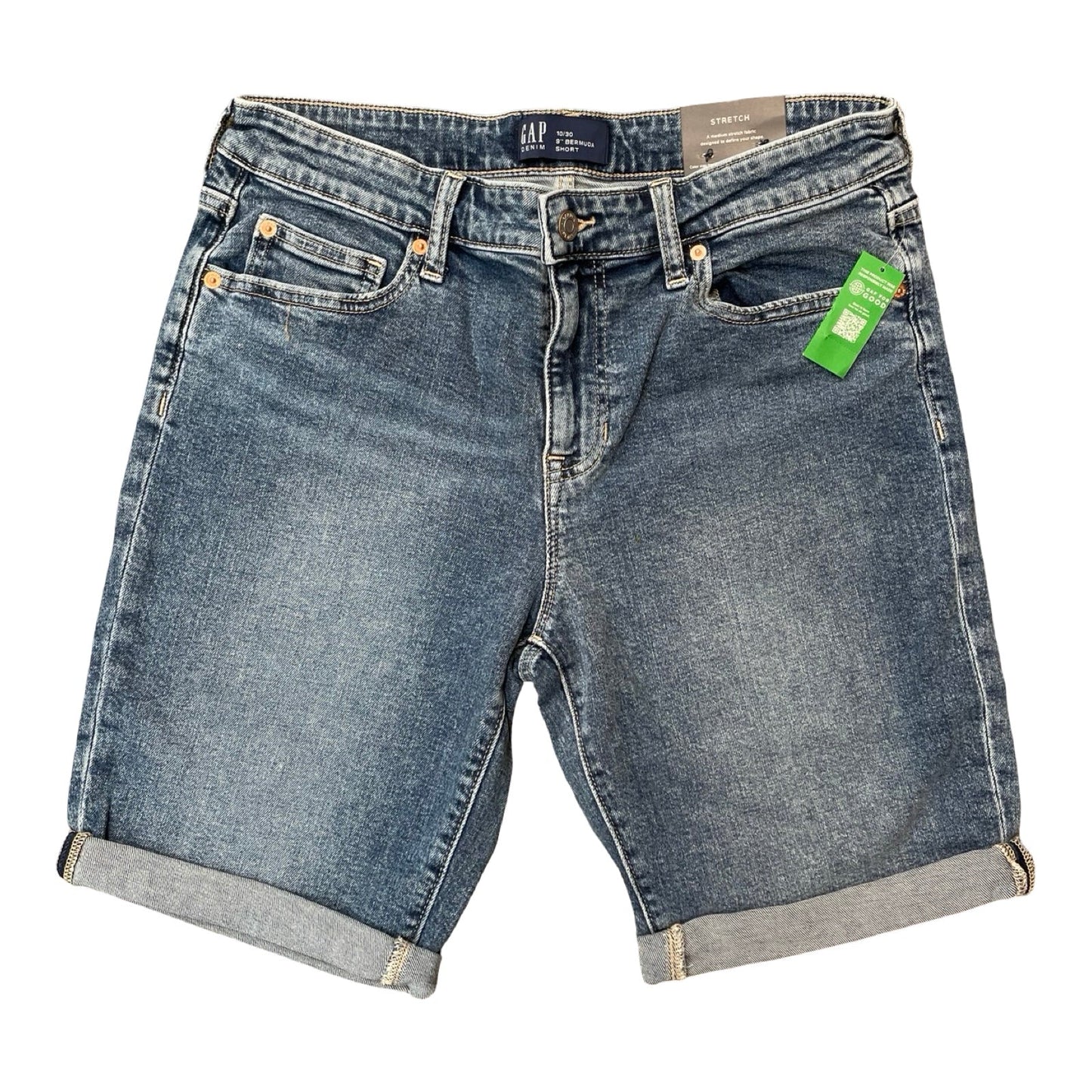 Shorts By Gap In Blue Denim, Size:10