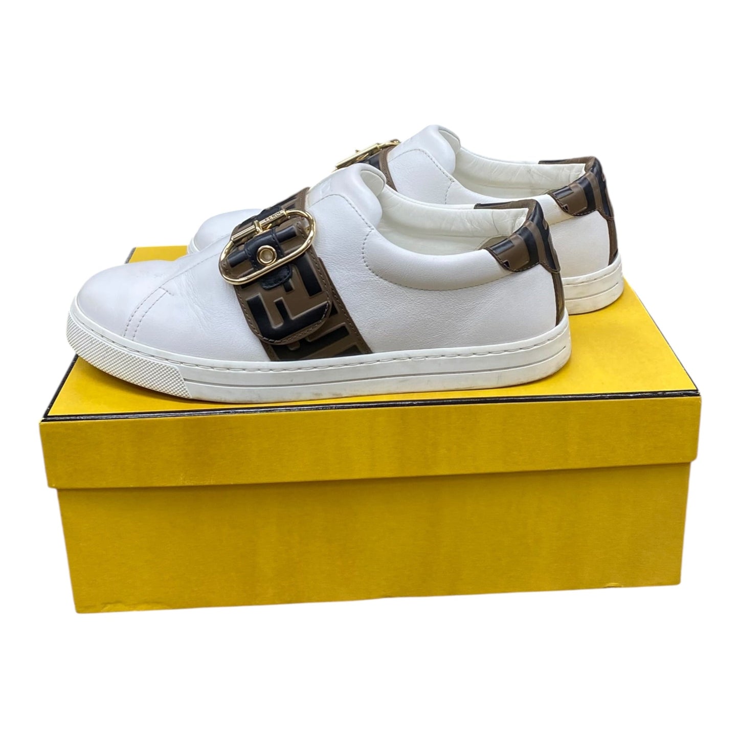 Shoes Luxury Designer By Fendi In Multi, Size:6