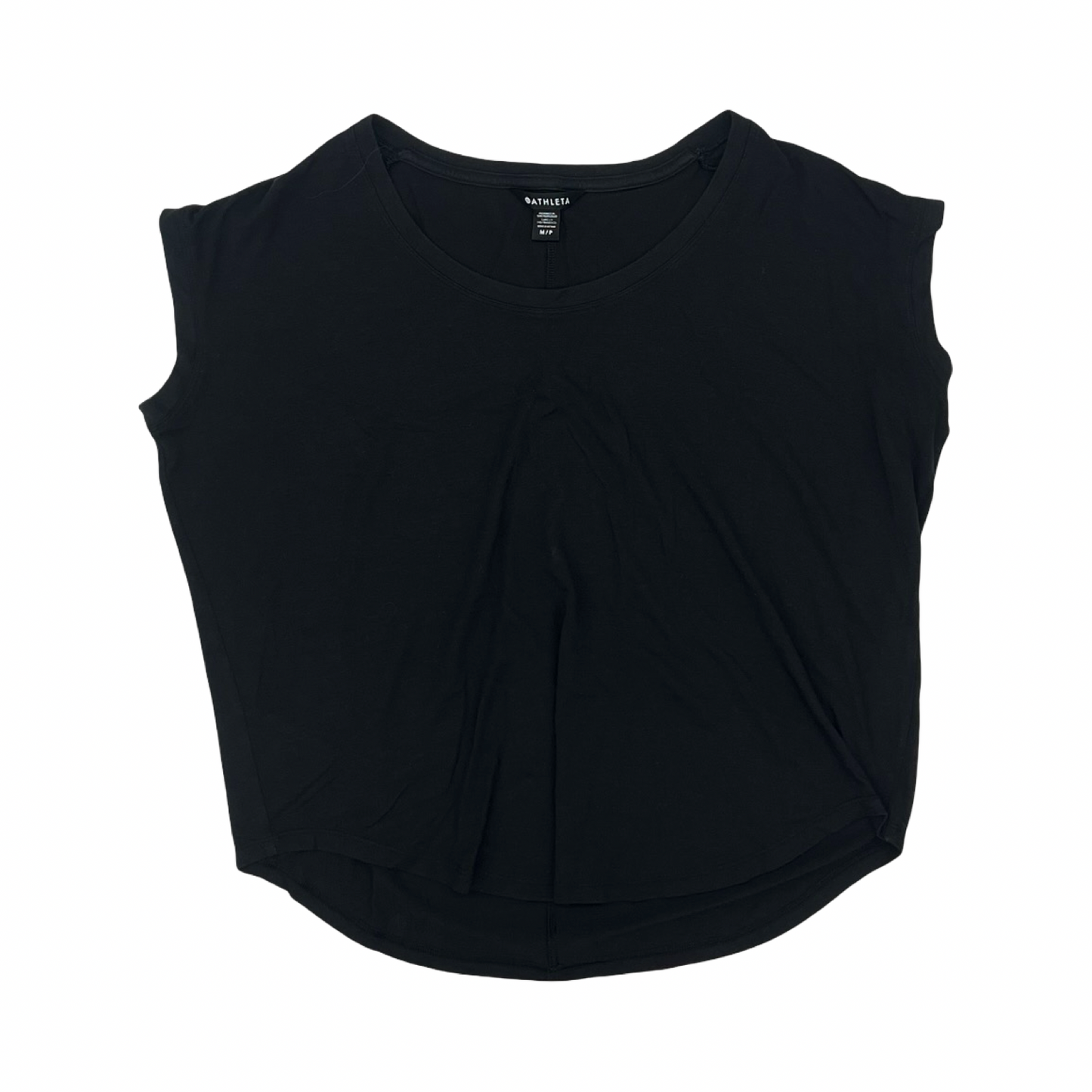 Top Ss By Athleta In Black, Size:Mp